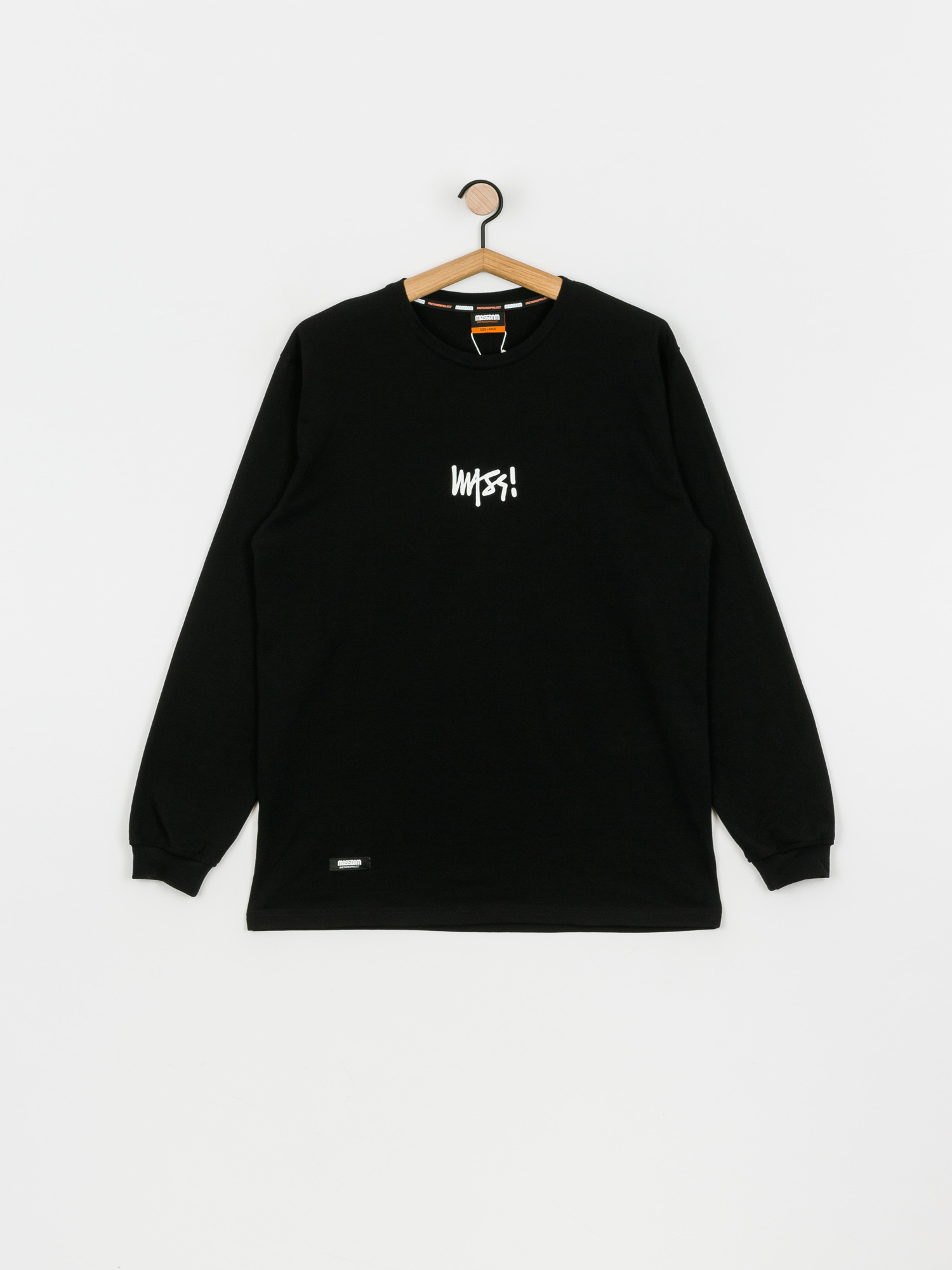 Longsleeve MassDnm Signature Small Logo (black)