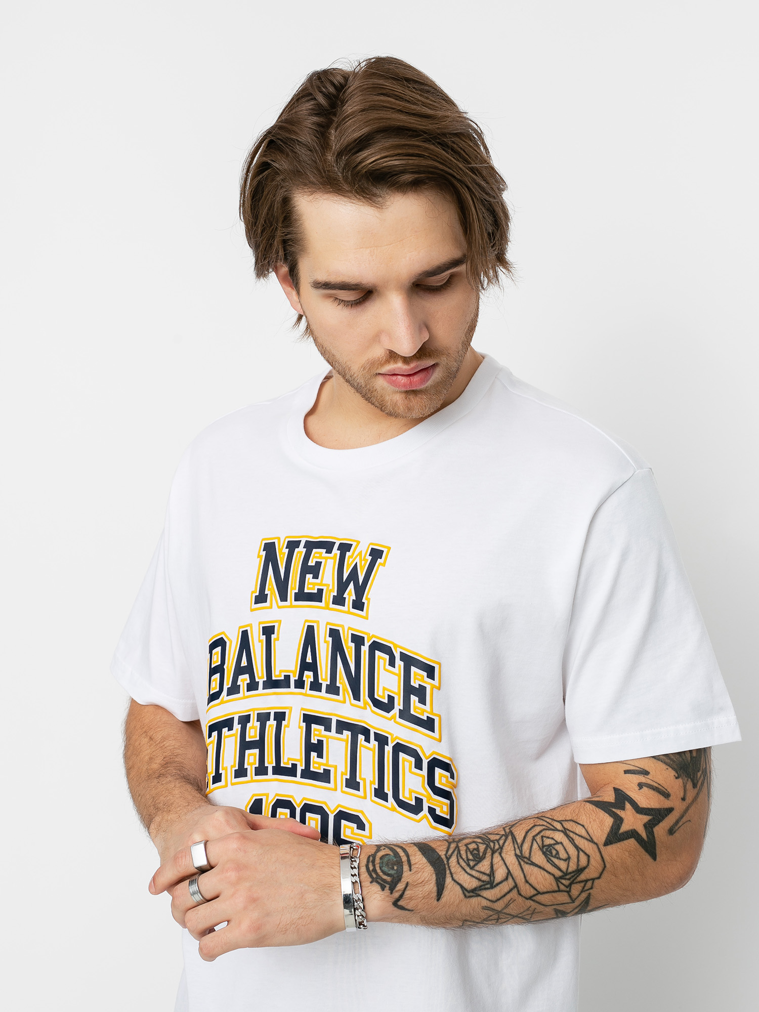 T-shirt New Balance Collegiate Spec (white)