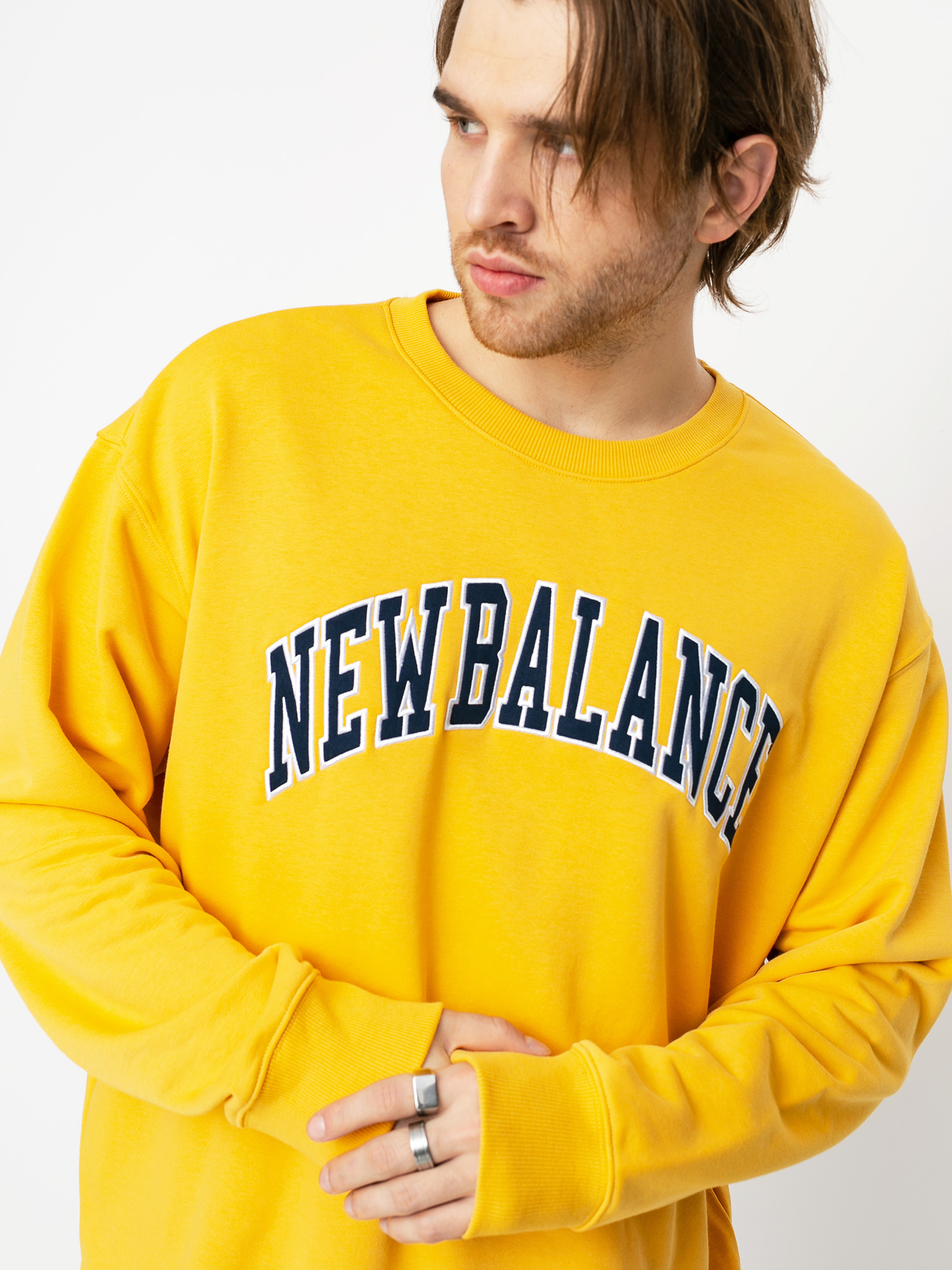 Bluza New Balance Collegiate Crew (yellow)