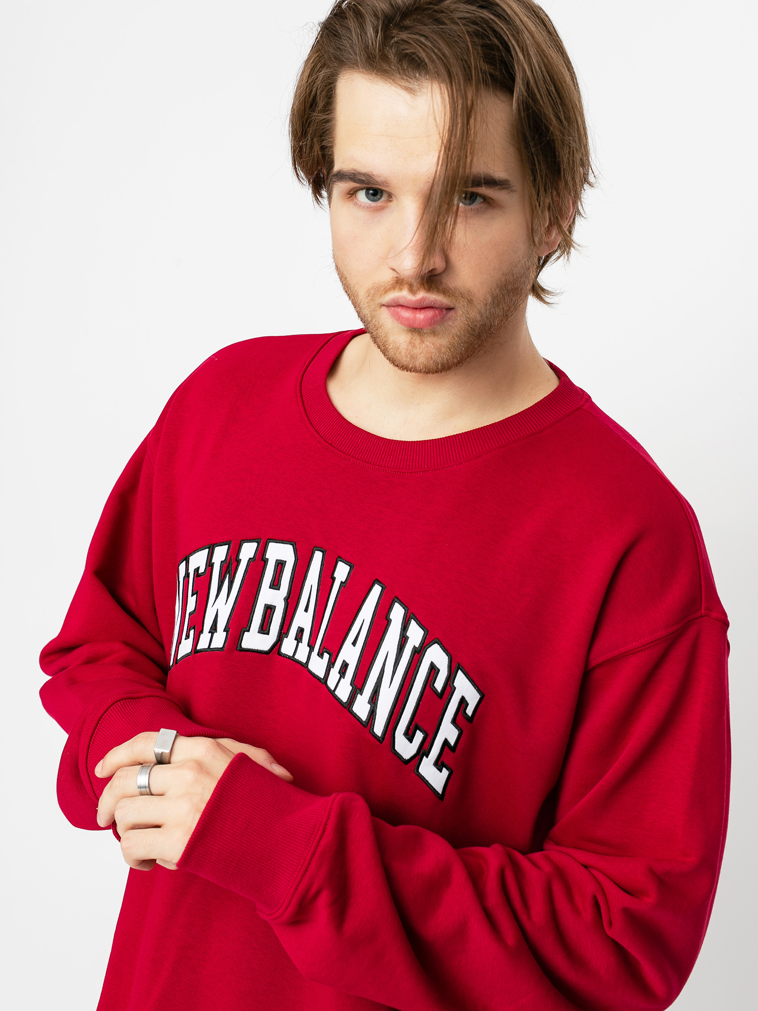 Bluza New Balance Collegiate Crew (red)