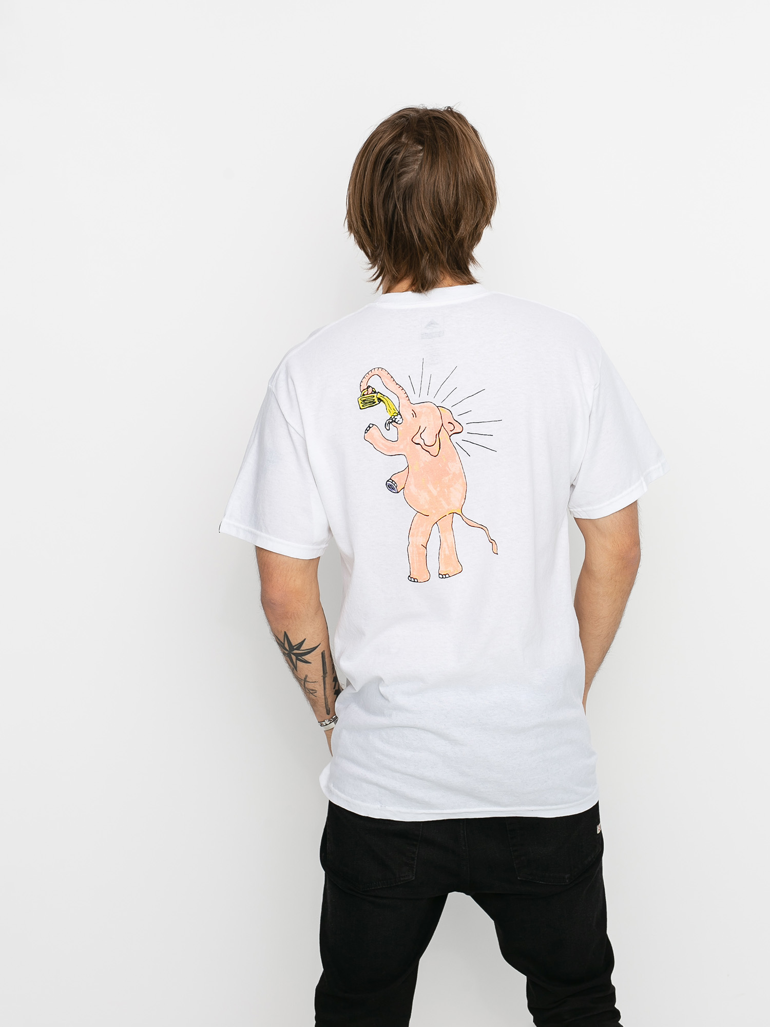 T-shirt Emerica Pink Elephant (white)