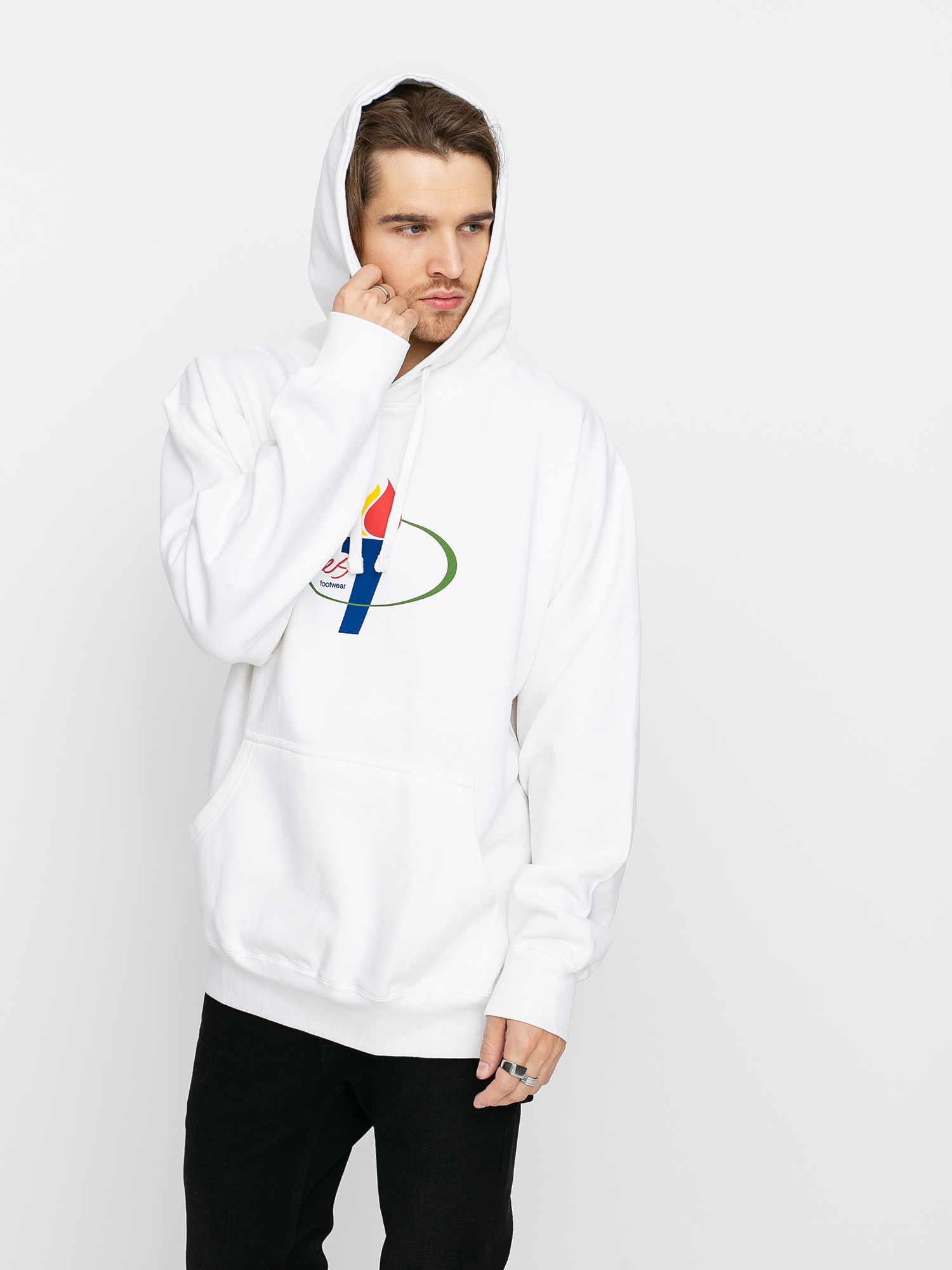 Bluza z kapturem eS Torch HD (white)