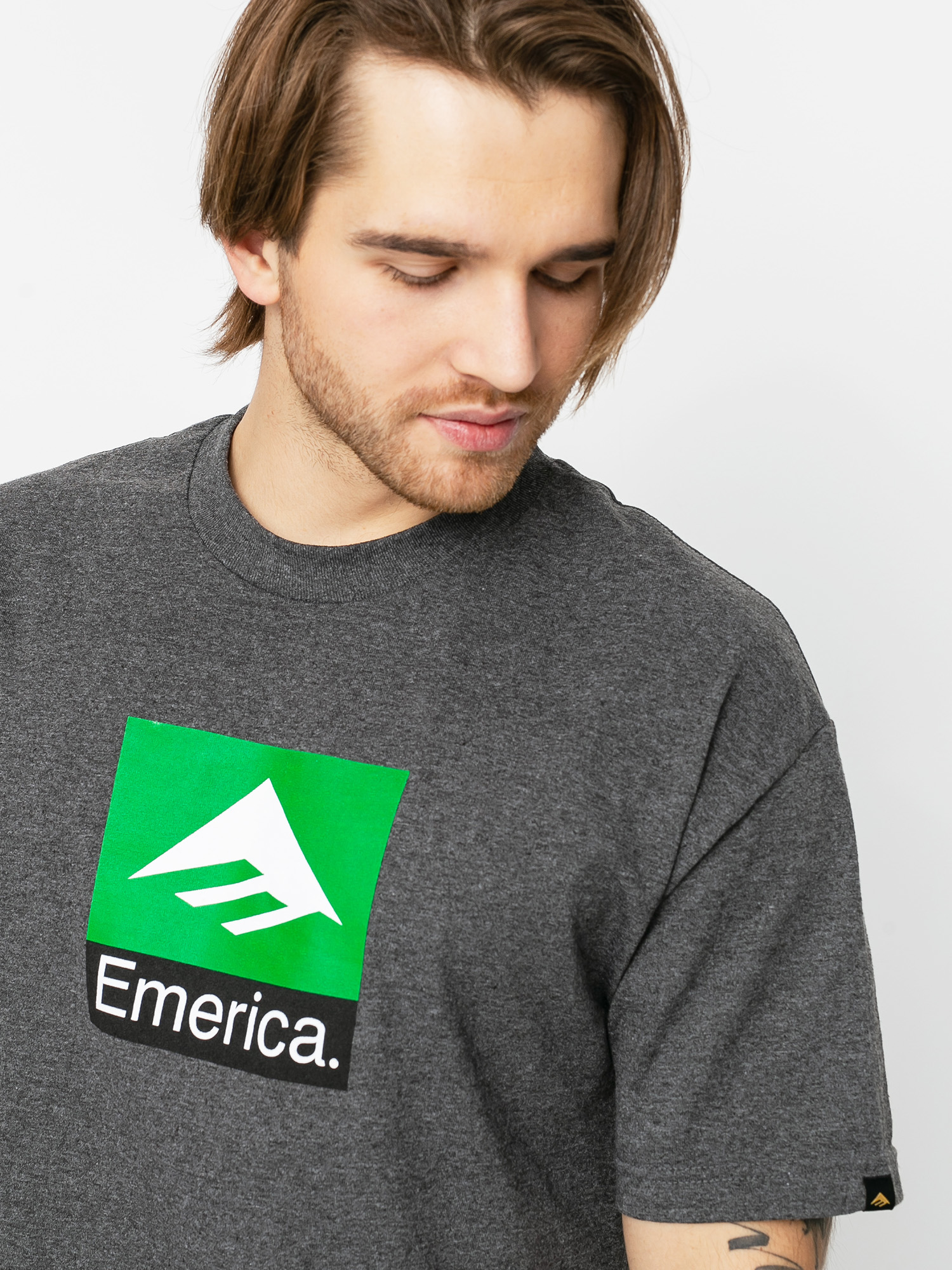 T-shirt Emerica Classic Combo (charcoal/heather)