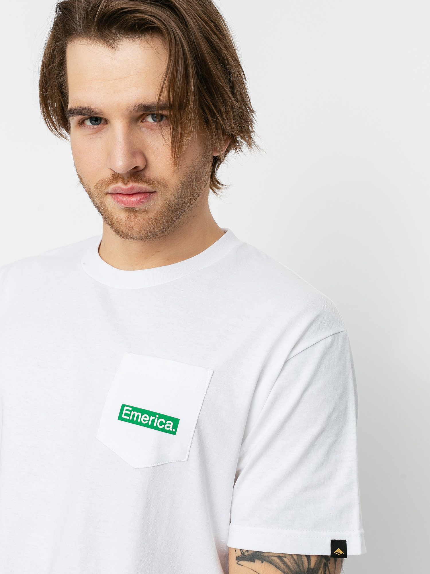 T-shirt Emerica Pure Triangle Pocket (white)