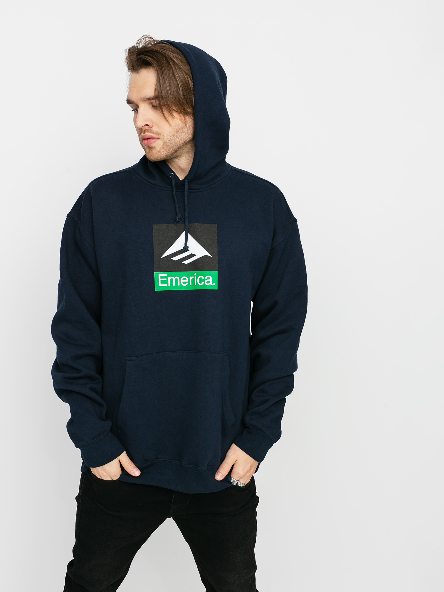 Суитшърт с качулка Emerica Classic Combo HD (navy)