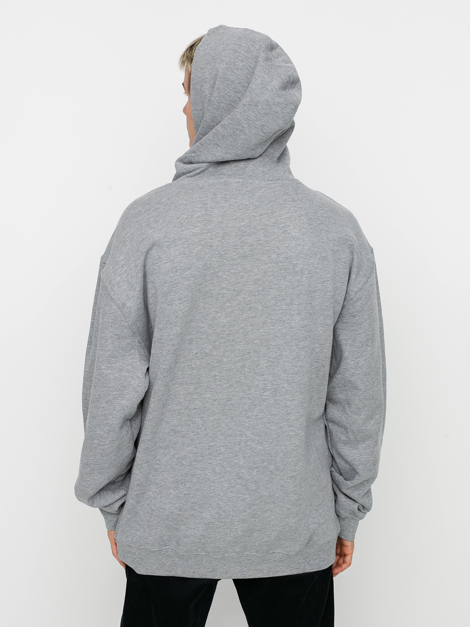 Bluza z kapturem Grizzly Griptape OG Bear HD (heather/red)