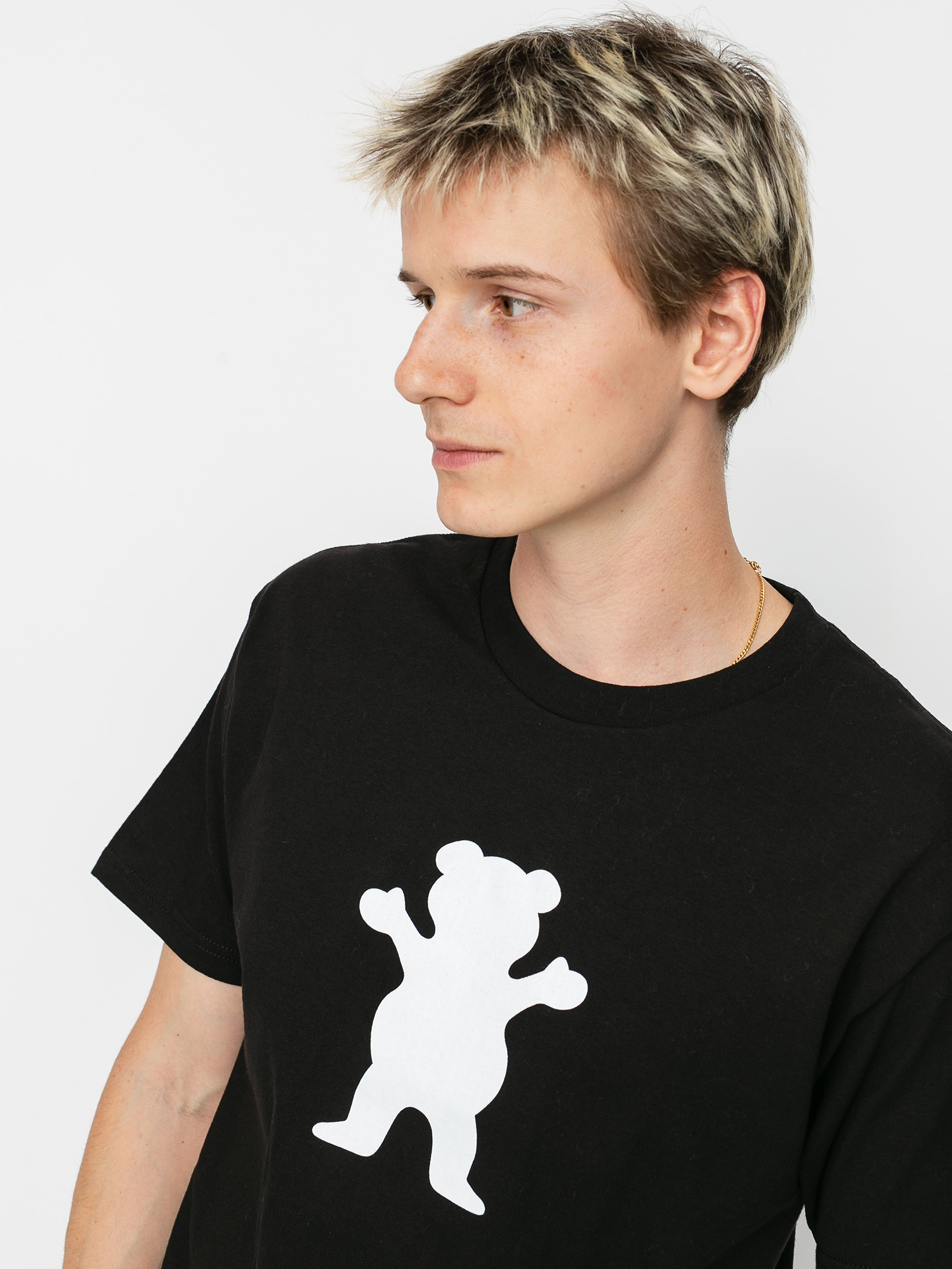 T-shirt Grizzly Griptape OG Bear (black/white)