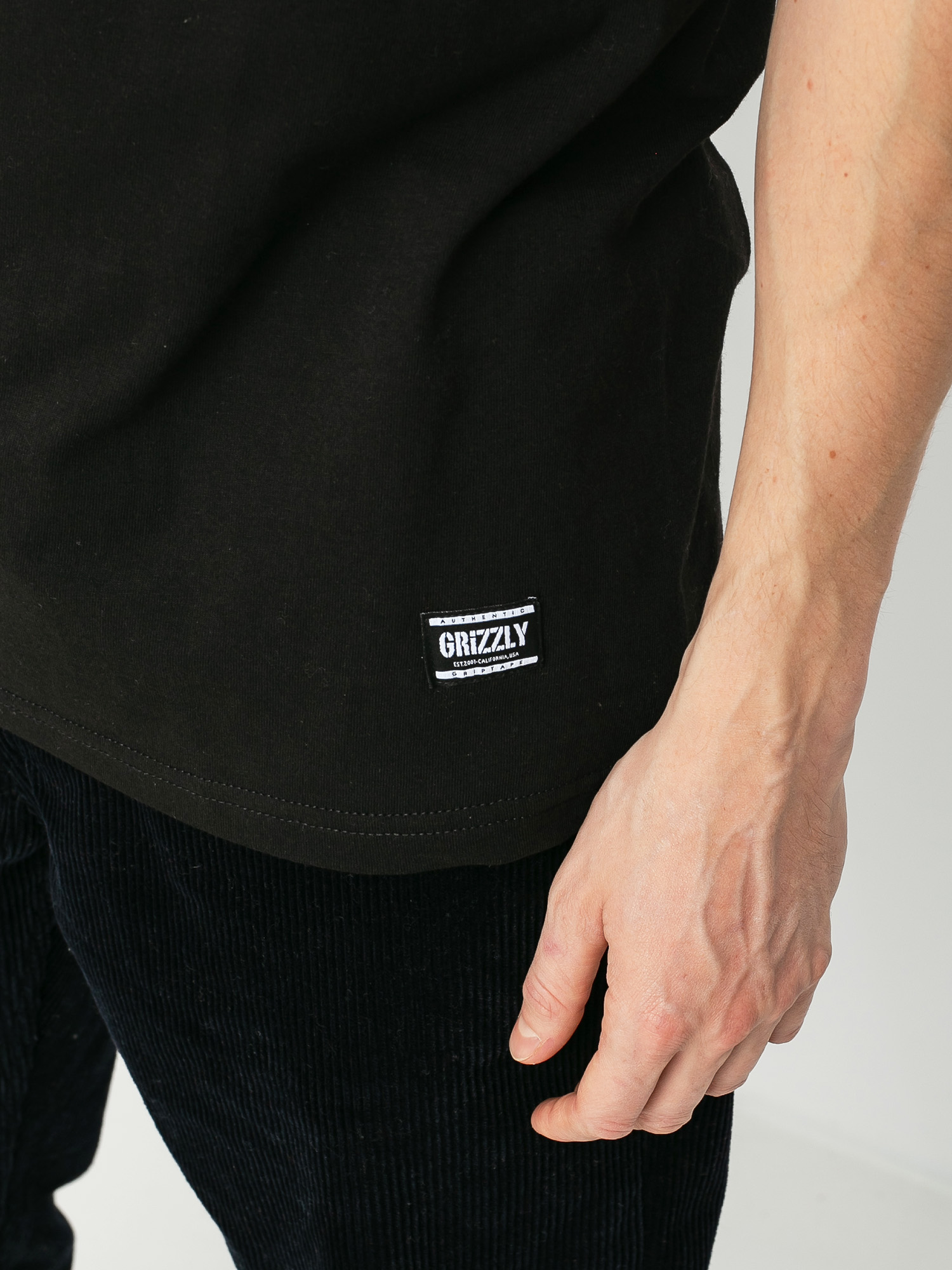 T-shirt Grizzly Griptape OG Bear (black/white)