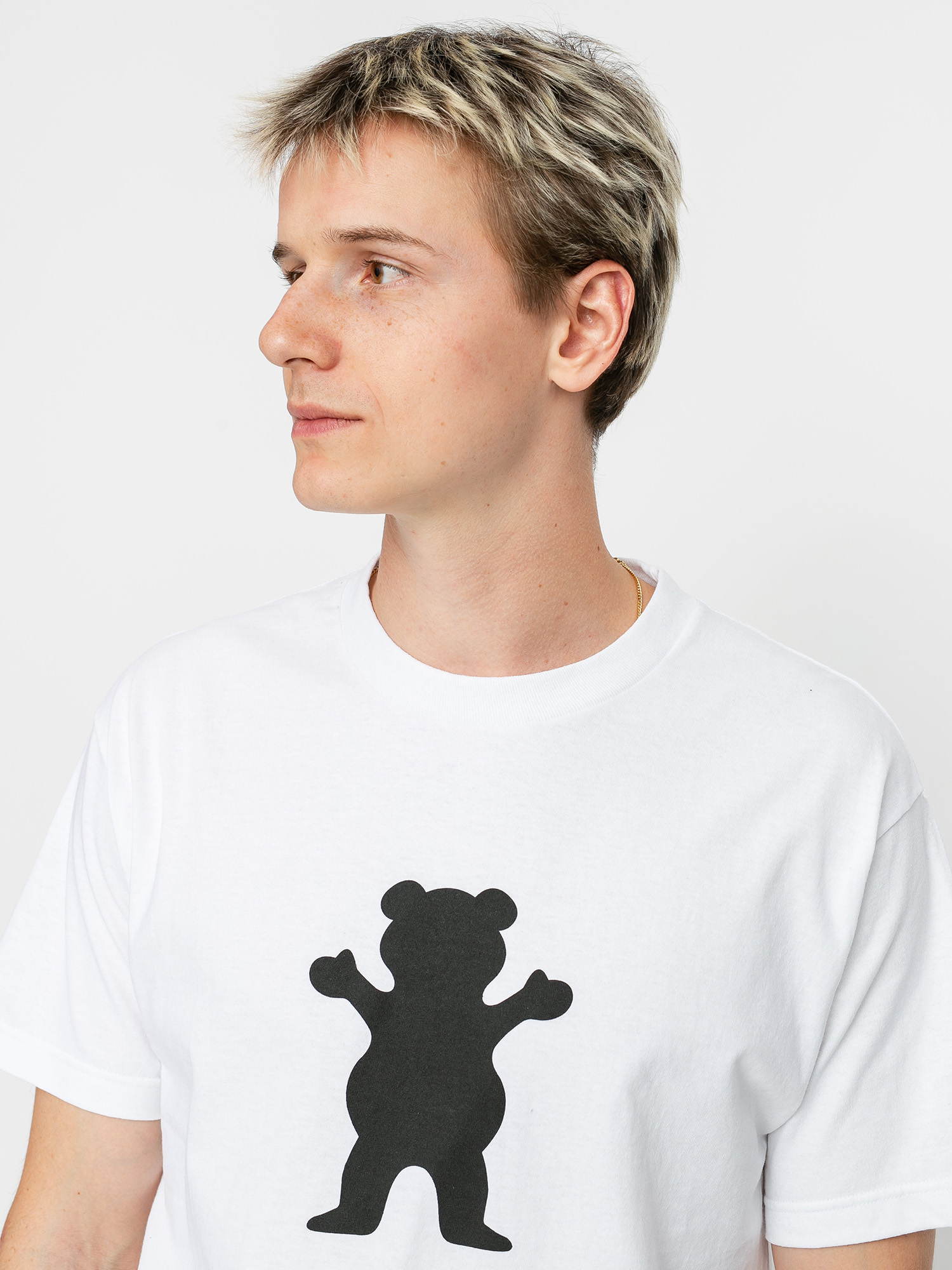 T-shirt Grizzly Griptape OG Bear (white/black)