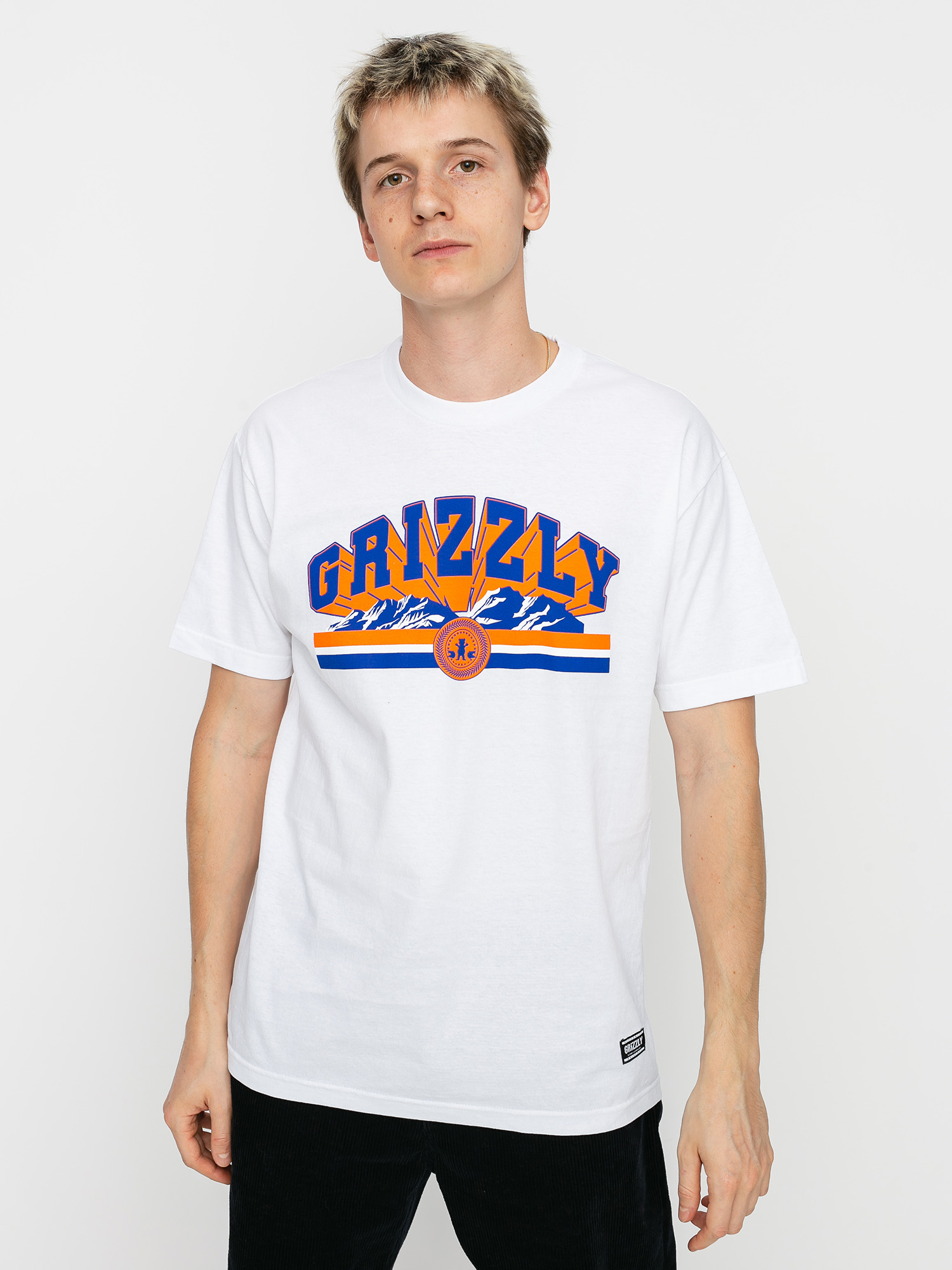 T-shirt Grizzly Griptape Adventure Crest (white)