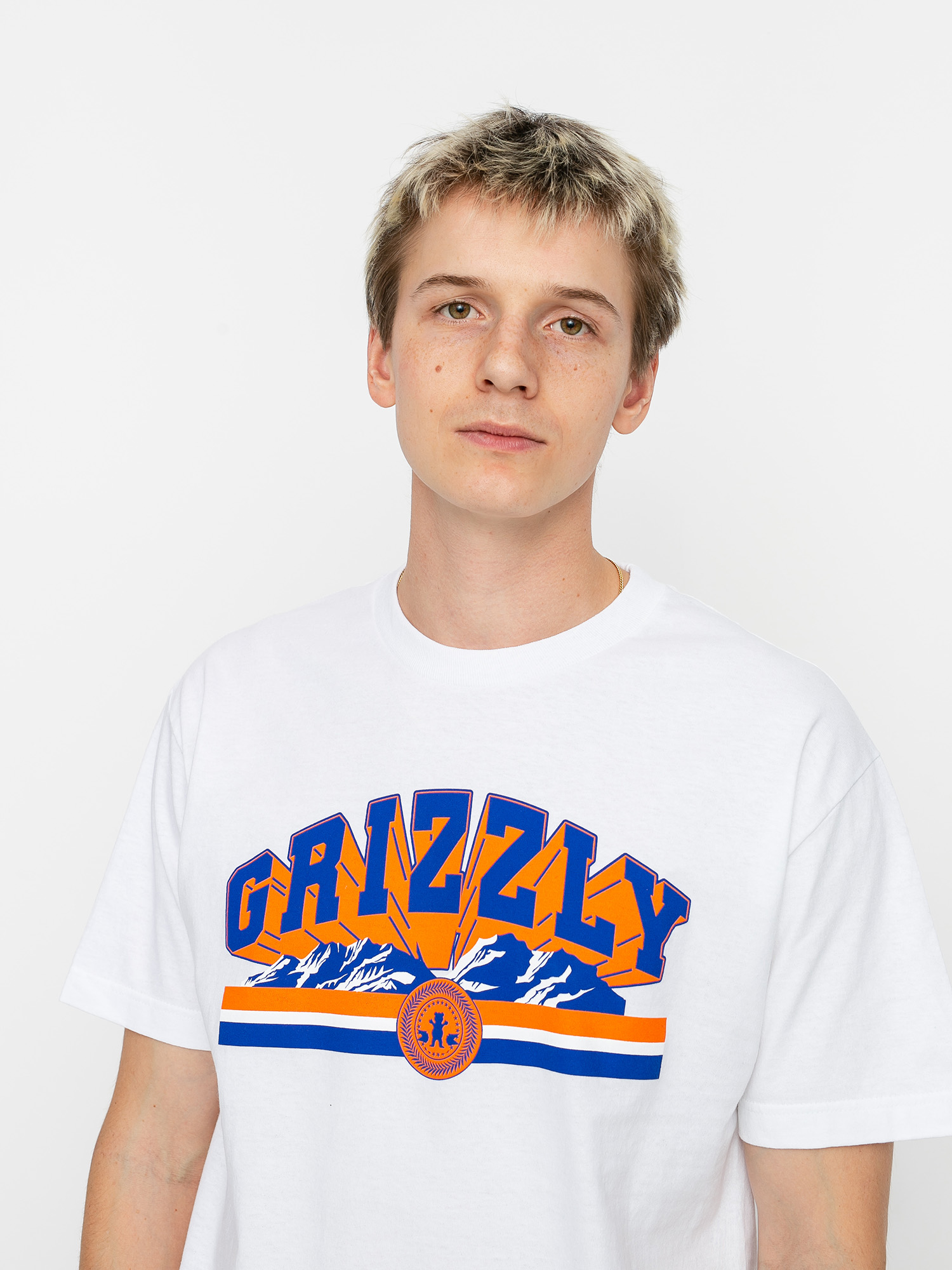 T-shirt Grizzly Griptape Adventure Crest (white)