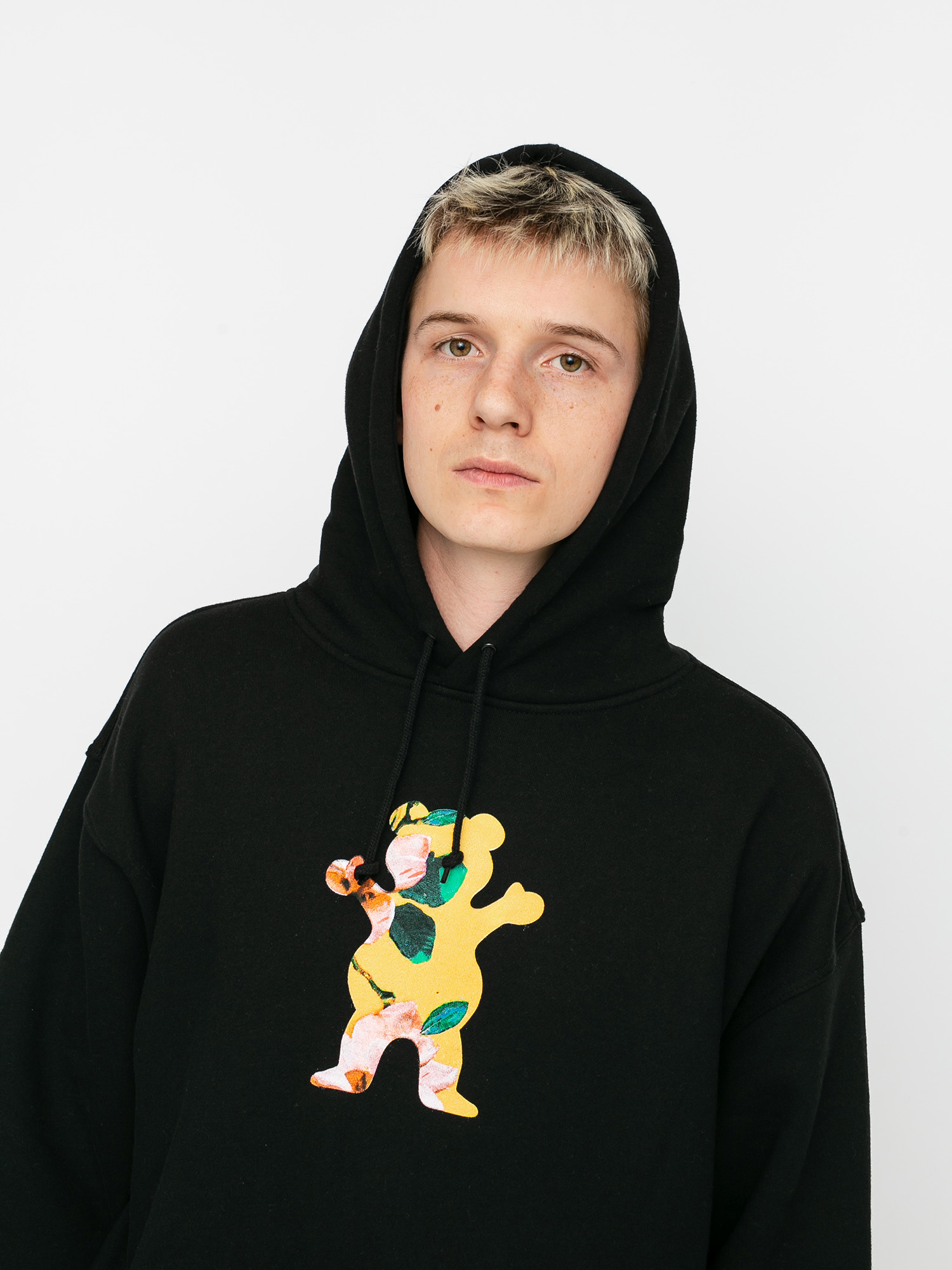 Bluza z kapturem Grizzly Griptape Blossom HD (black)