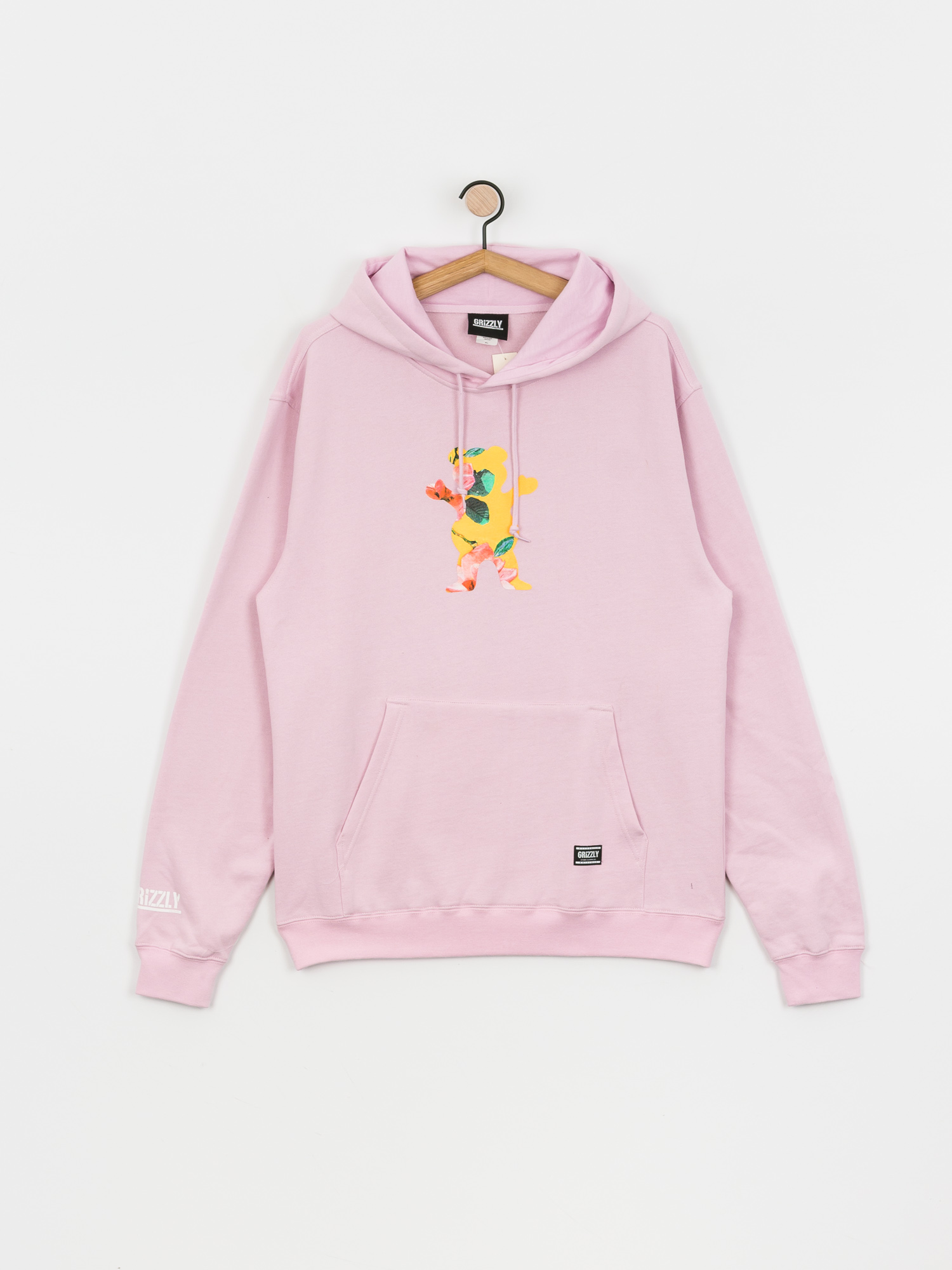 Bluza z kapturem Grizzly Griptape Blossom HD (pink)