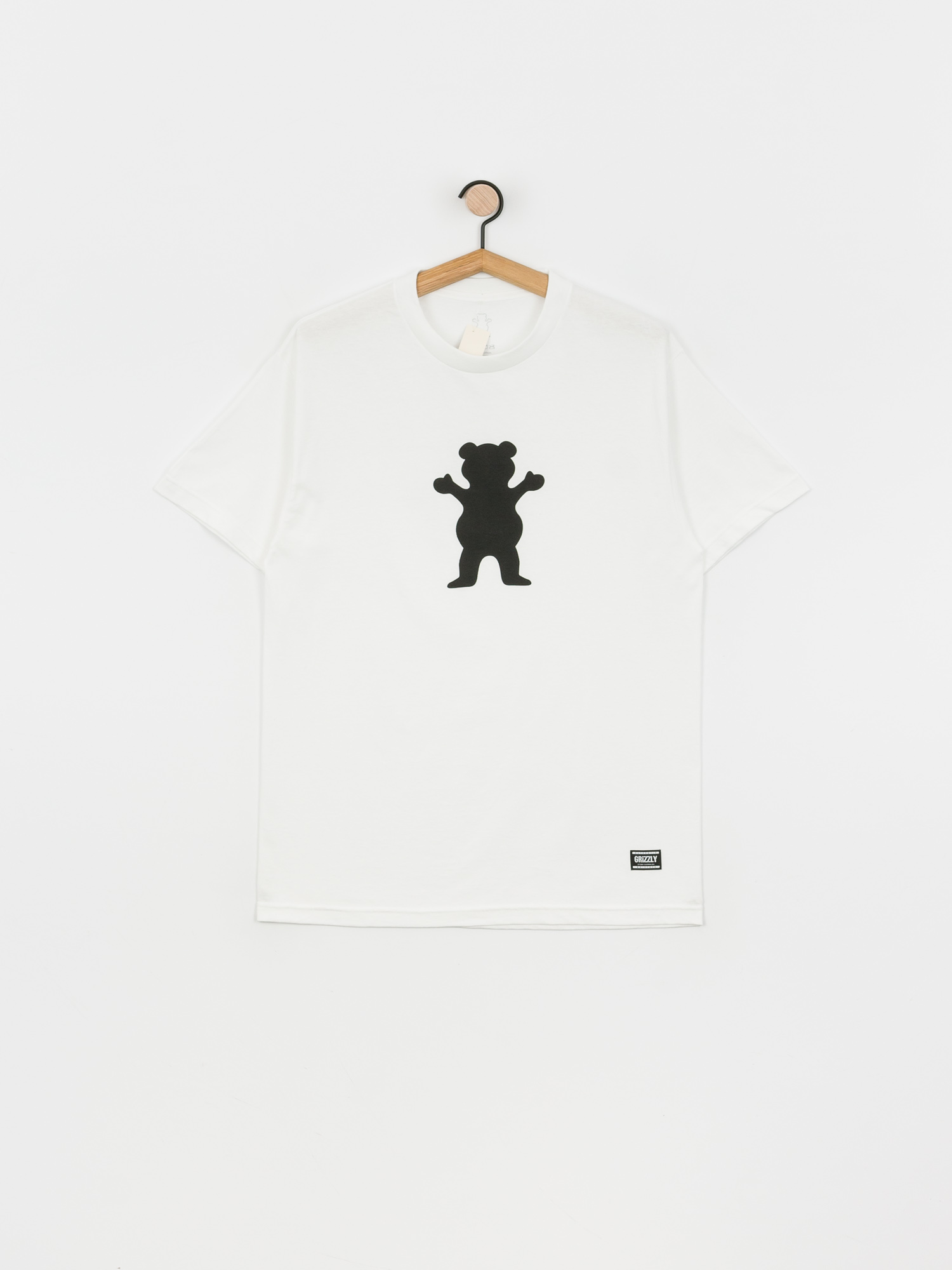 T-shirt Grizzly Griptape OG Bear (white/black)