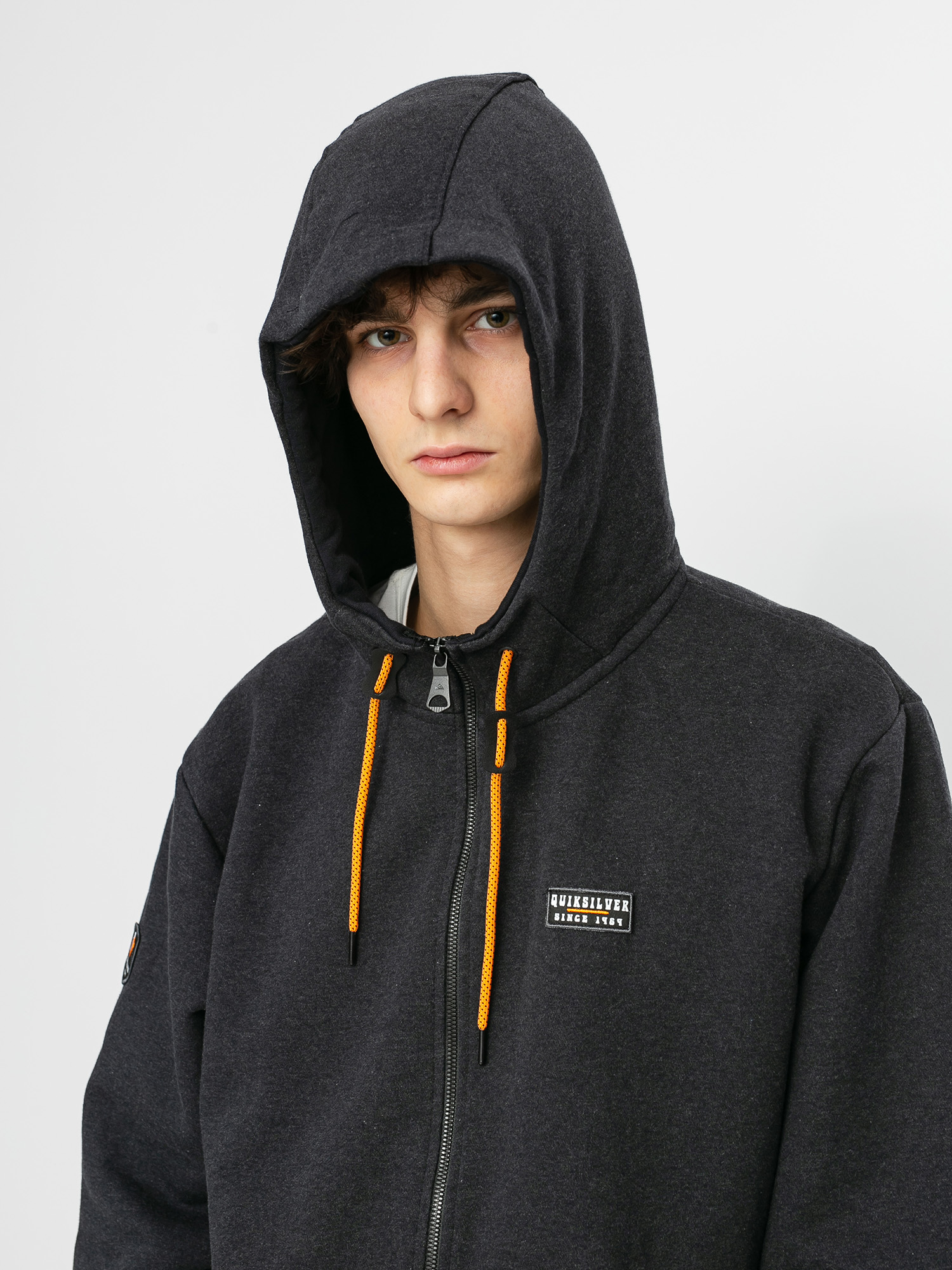 Męska Bluza aktywna Quiksilver Big Logo Snow ZHD (true black)