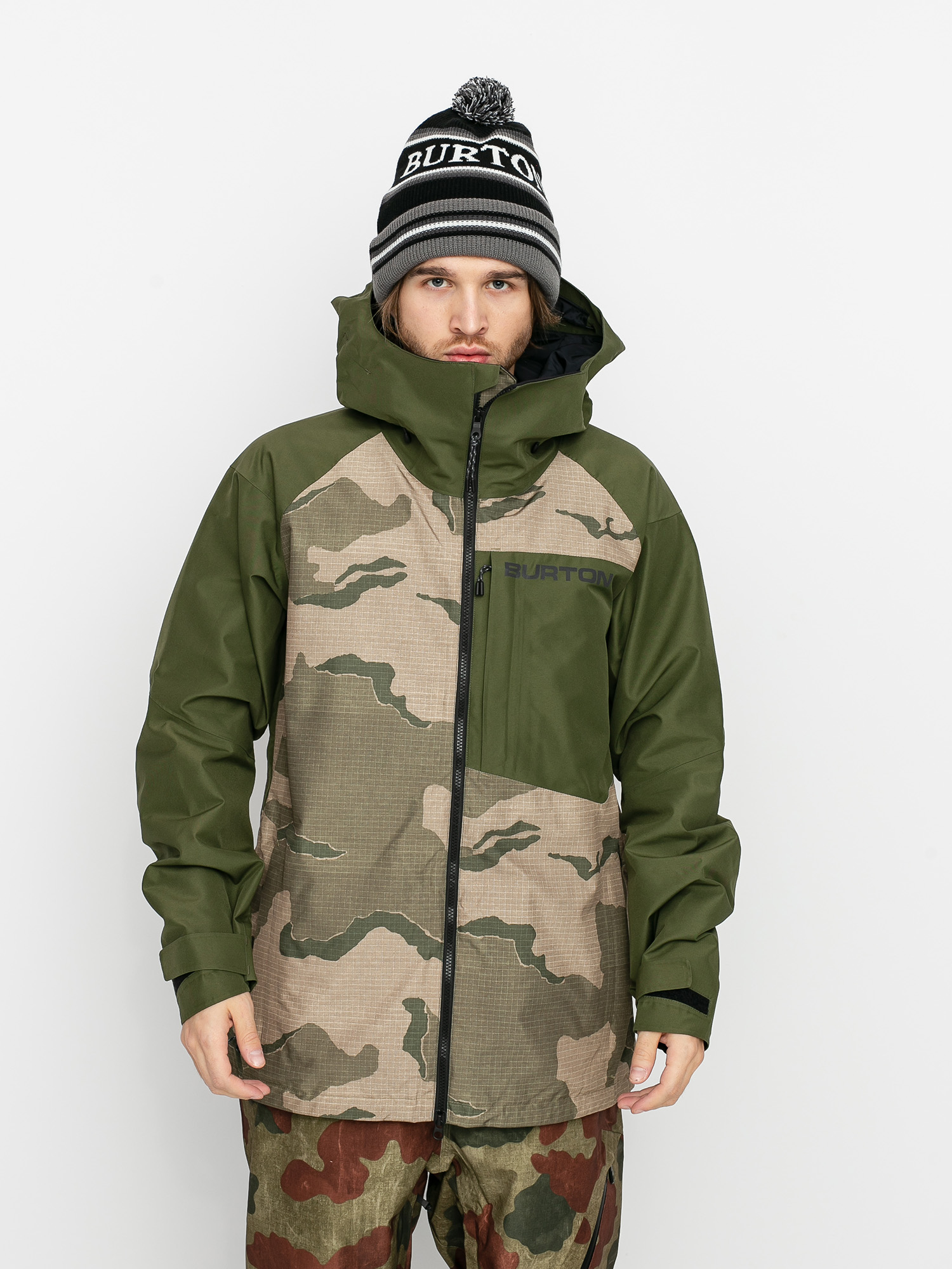 Męska Kurtka snowboardowa Burton Gore Tex Radial Insulated (barren camo/keef)