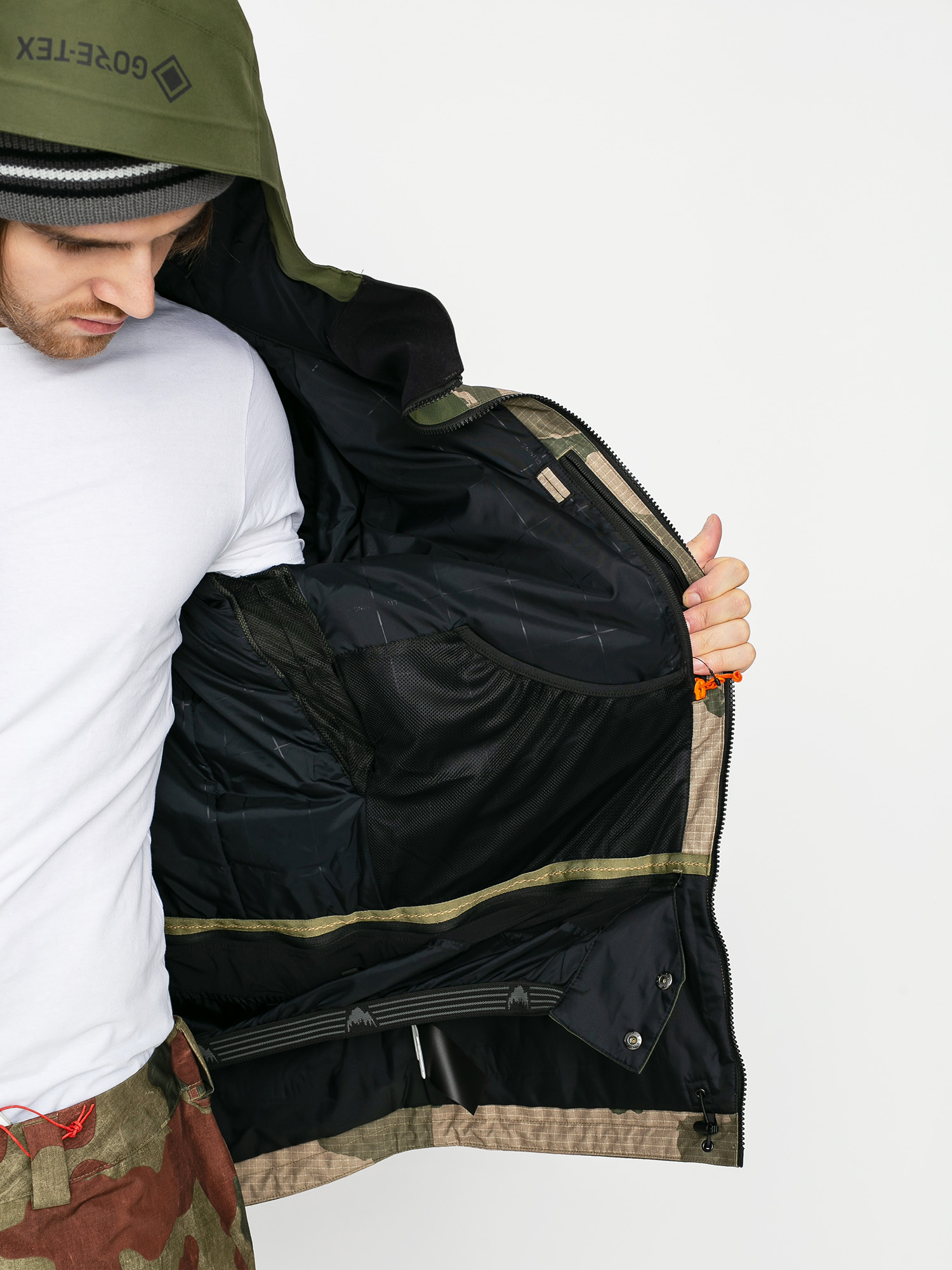 Męska Kurtka snowboardowa Burton Gore Tex Radial Insulated (barren camo/keef)