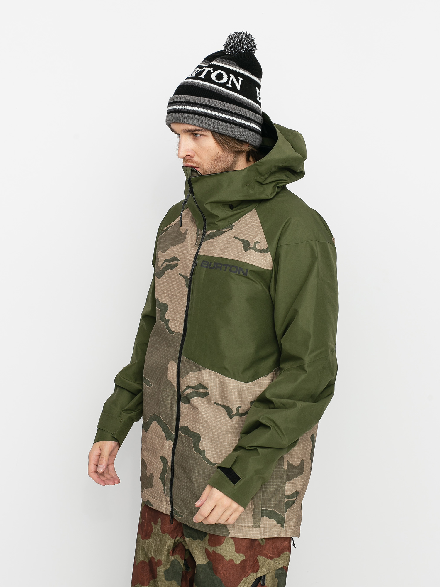 Męska Kurtka snowboardowa Burton Gore Tex Radial Insulated (barren camo/keef)