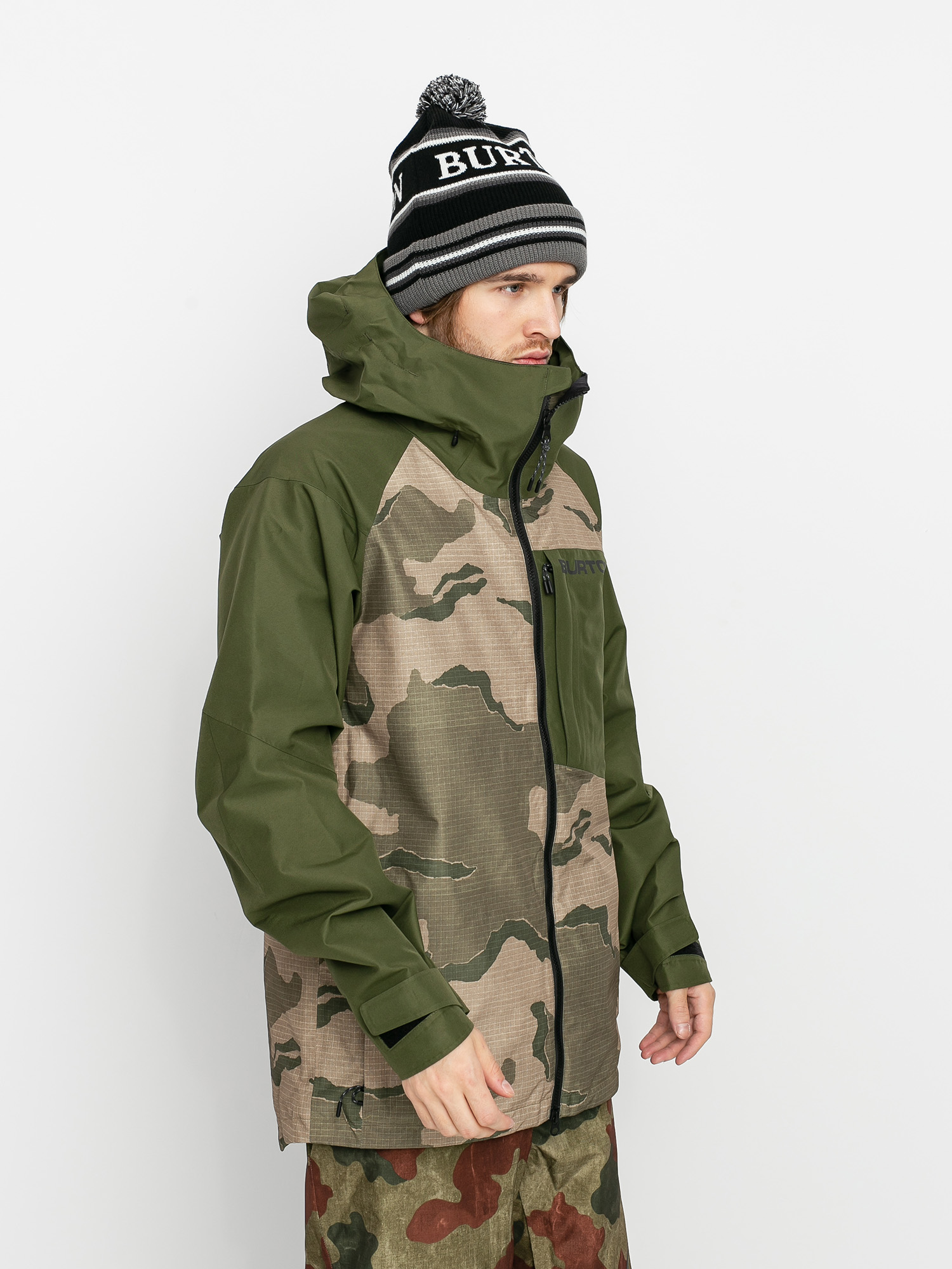Kurtka snowboardowa Burton Gore Tex Radial Insulated - camo
