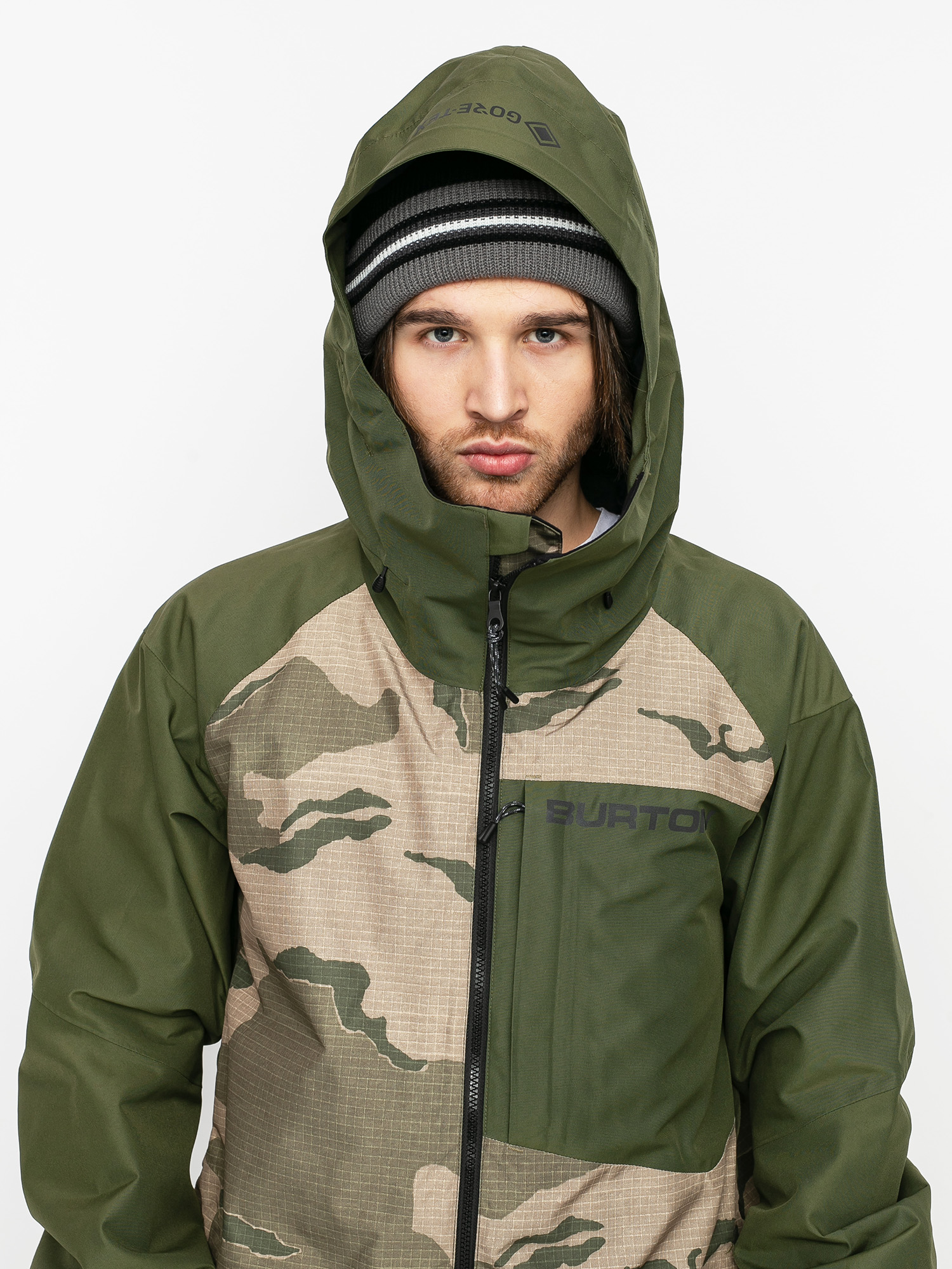 Męska Kurtka snowboardowa Burton Gore Tex Radial Insulated (barren camo/keef)