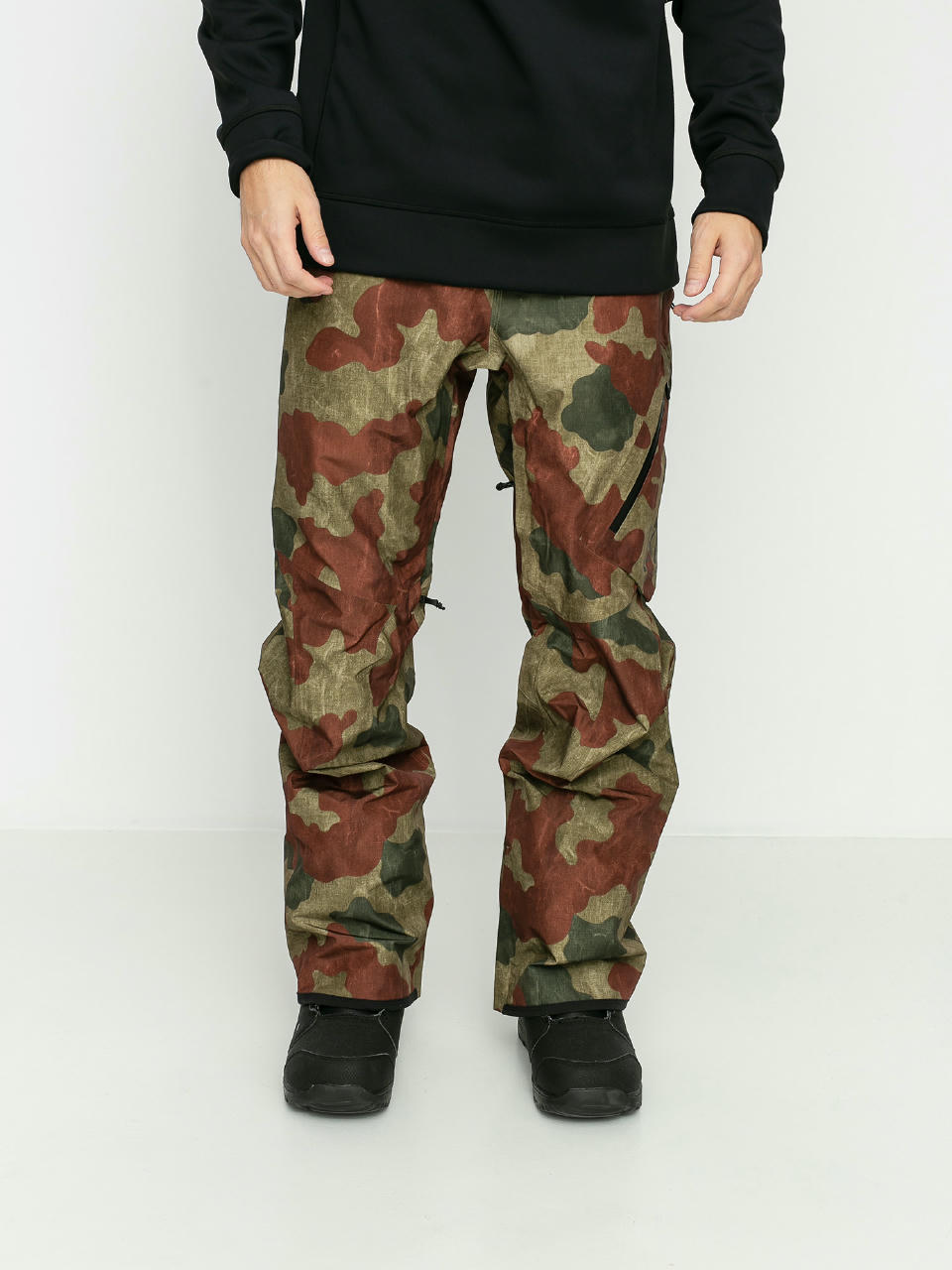 Męskie Spodnie snowboardowe Burton Ak Gore Tex Cyclic (martini olive telo camo)