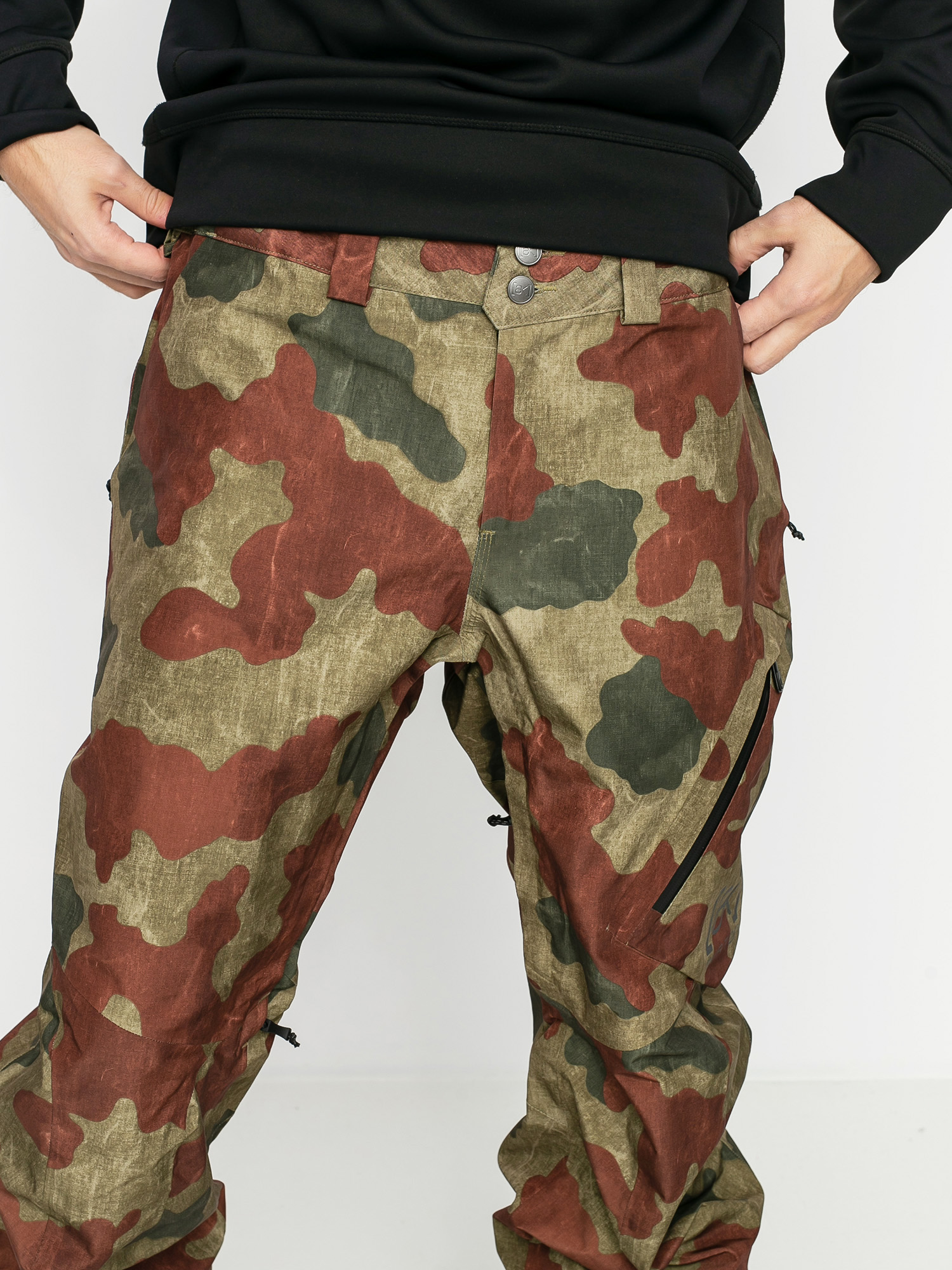Męskie Spodnie snowboardowe Burton Ak Gore Tex Cyclic (martini olive telo camo)