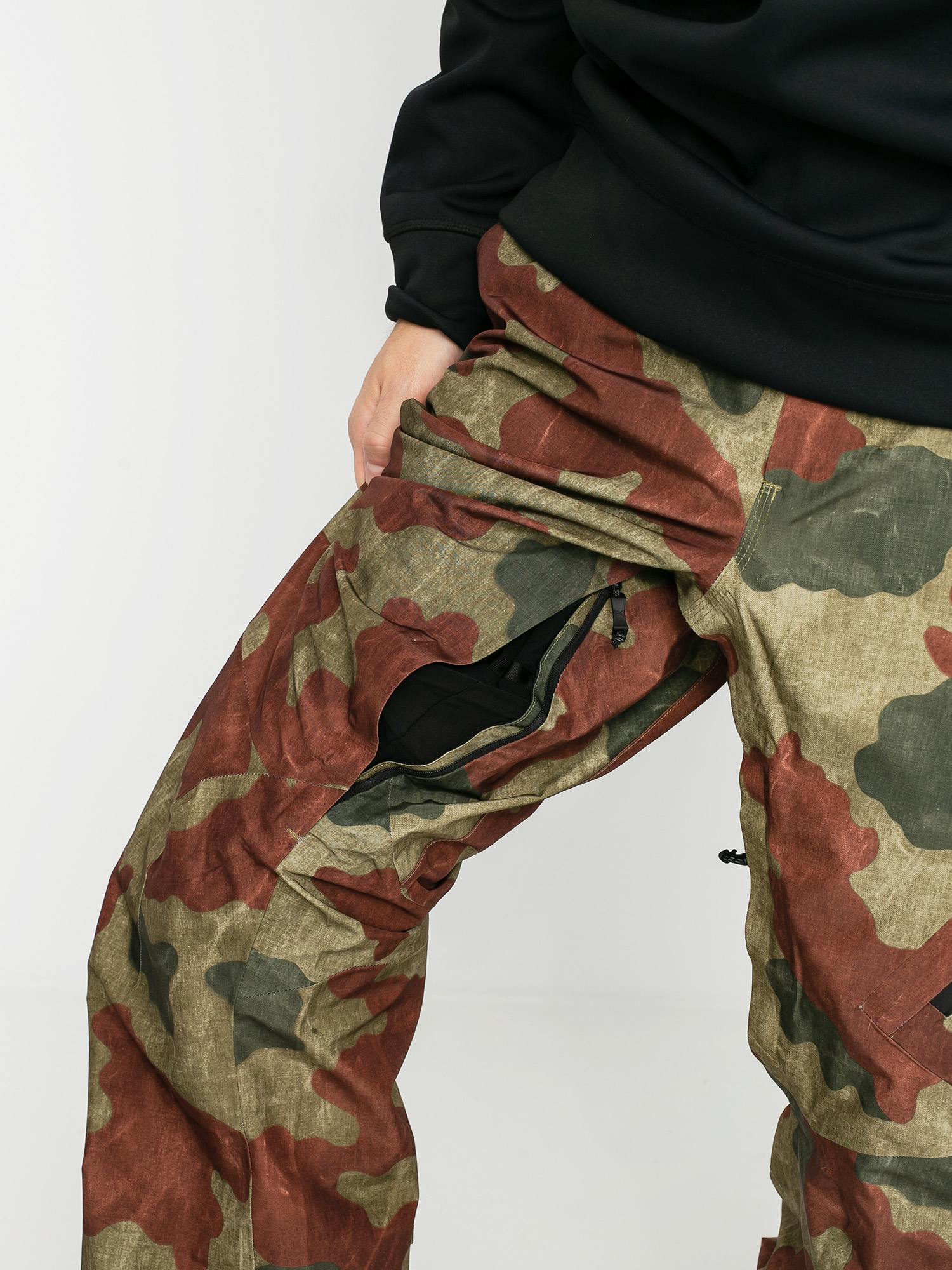 Męskie Spodnie snowboardowe Burton Ak Gore Tex Cyclic (martini olive telo camo)