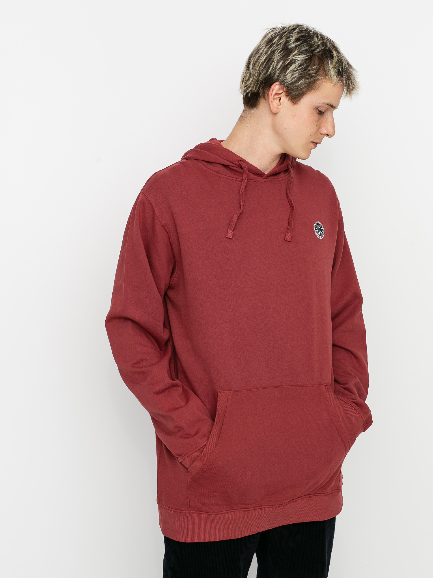 Bluza z kapturem Rip Curl Original Surfers HD (washed red)
