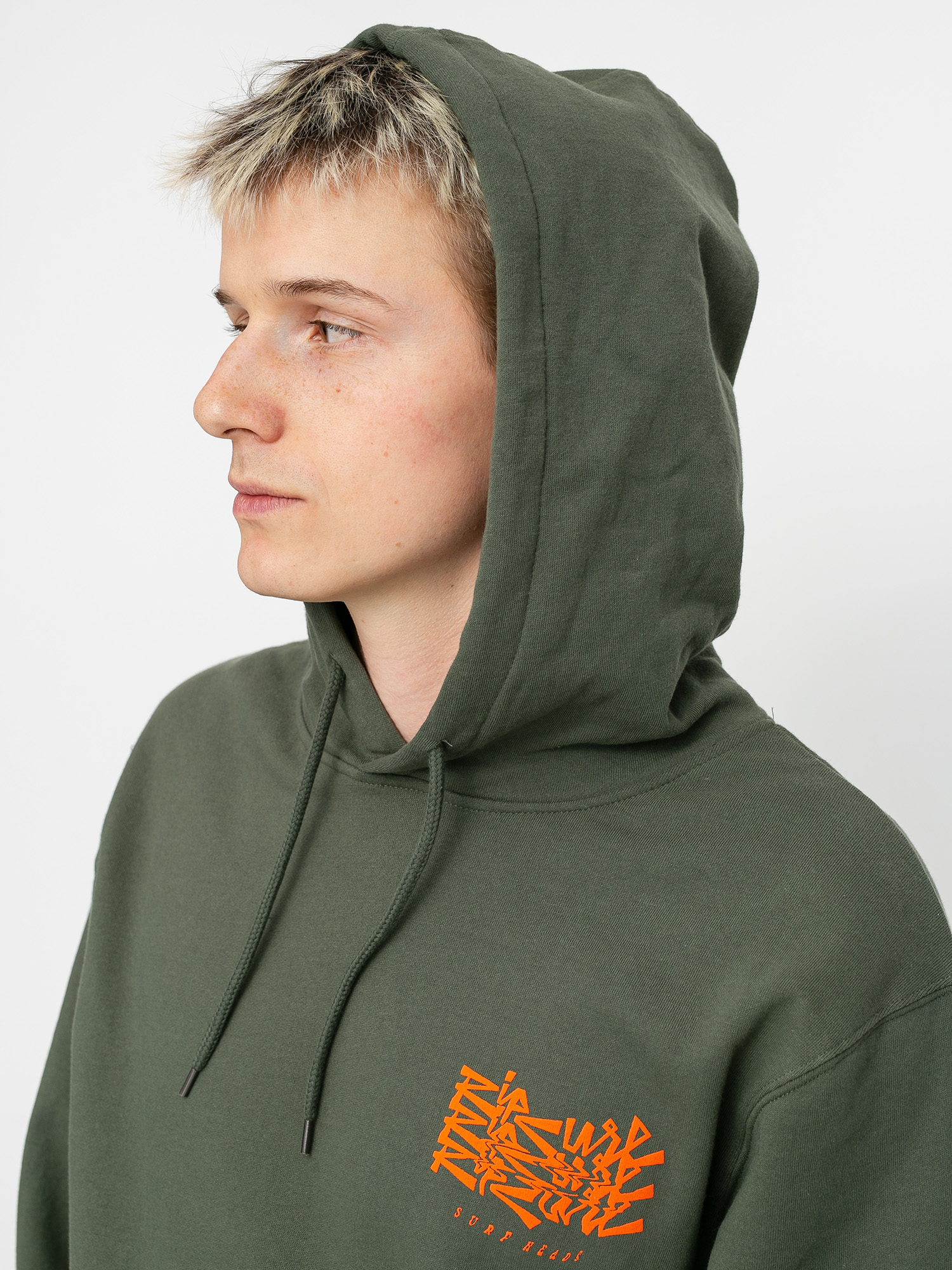 Bluza z kapturem Rip Curl Surf Heads HD (dark olive)