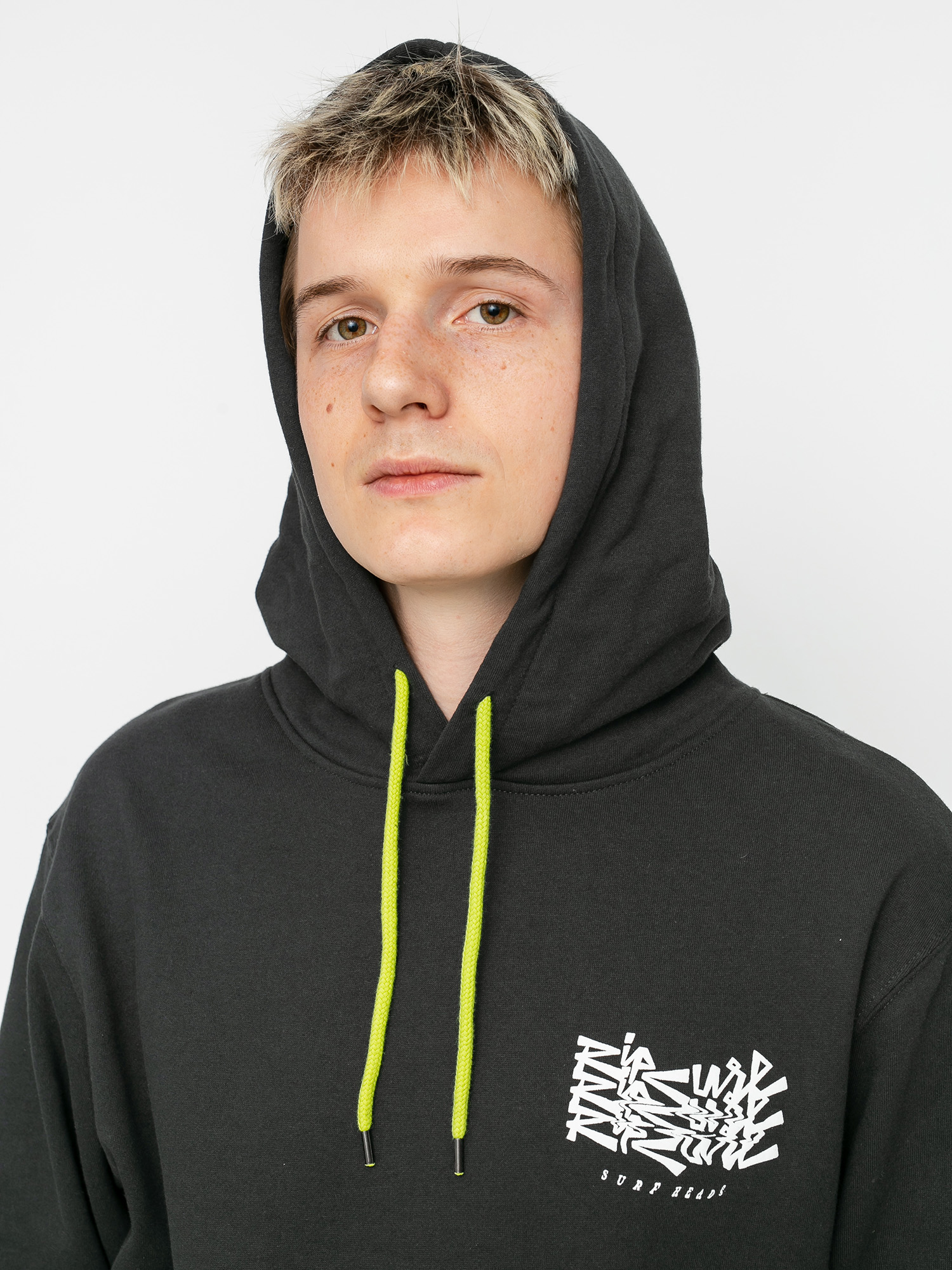 Bluza z kapturem Rip Curl Surf Heads HD (washed black)