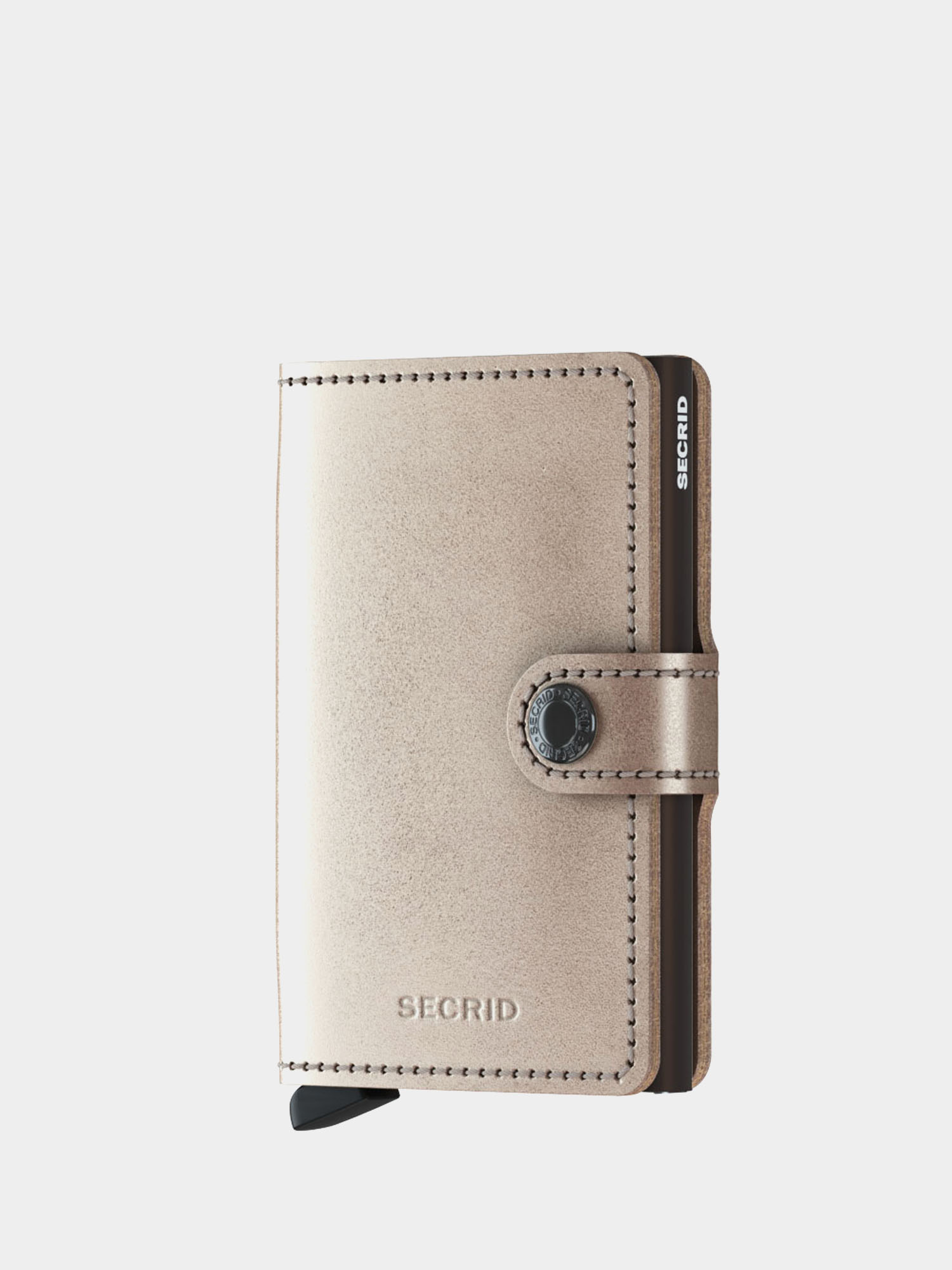 Portfel Secrid Miniwallet (metallic champagne/brown)