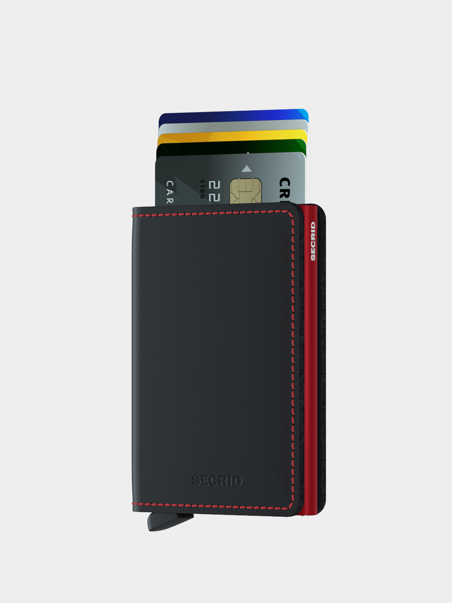 Portfel Secrid Slimwallet (matte black/red)
