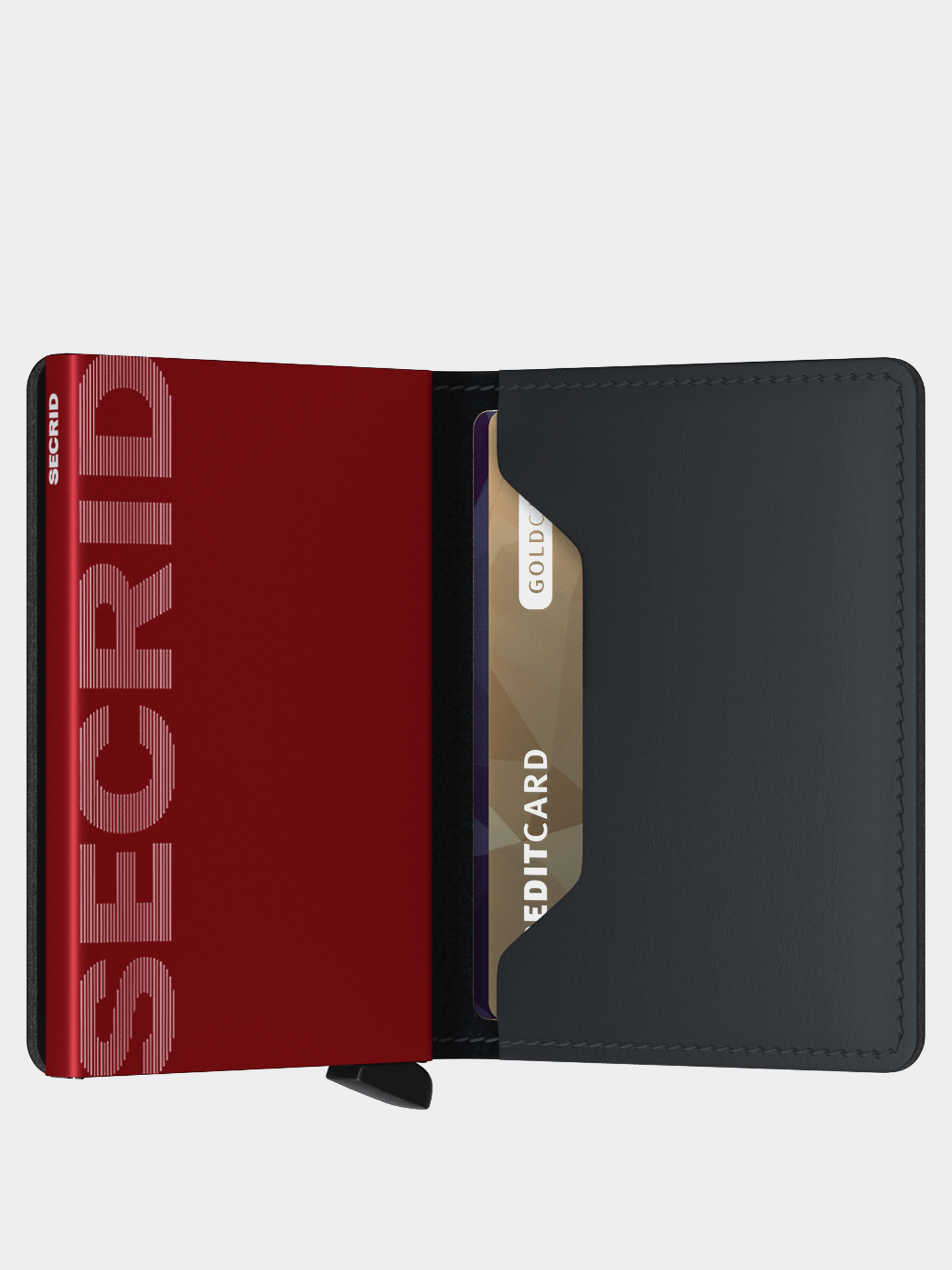 Portfel Secrid Slimwallet (matte black/red)