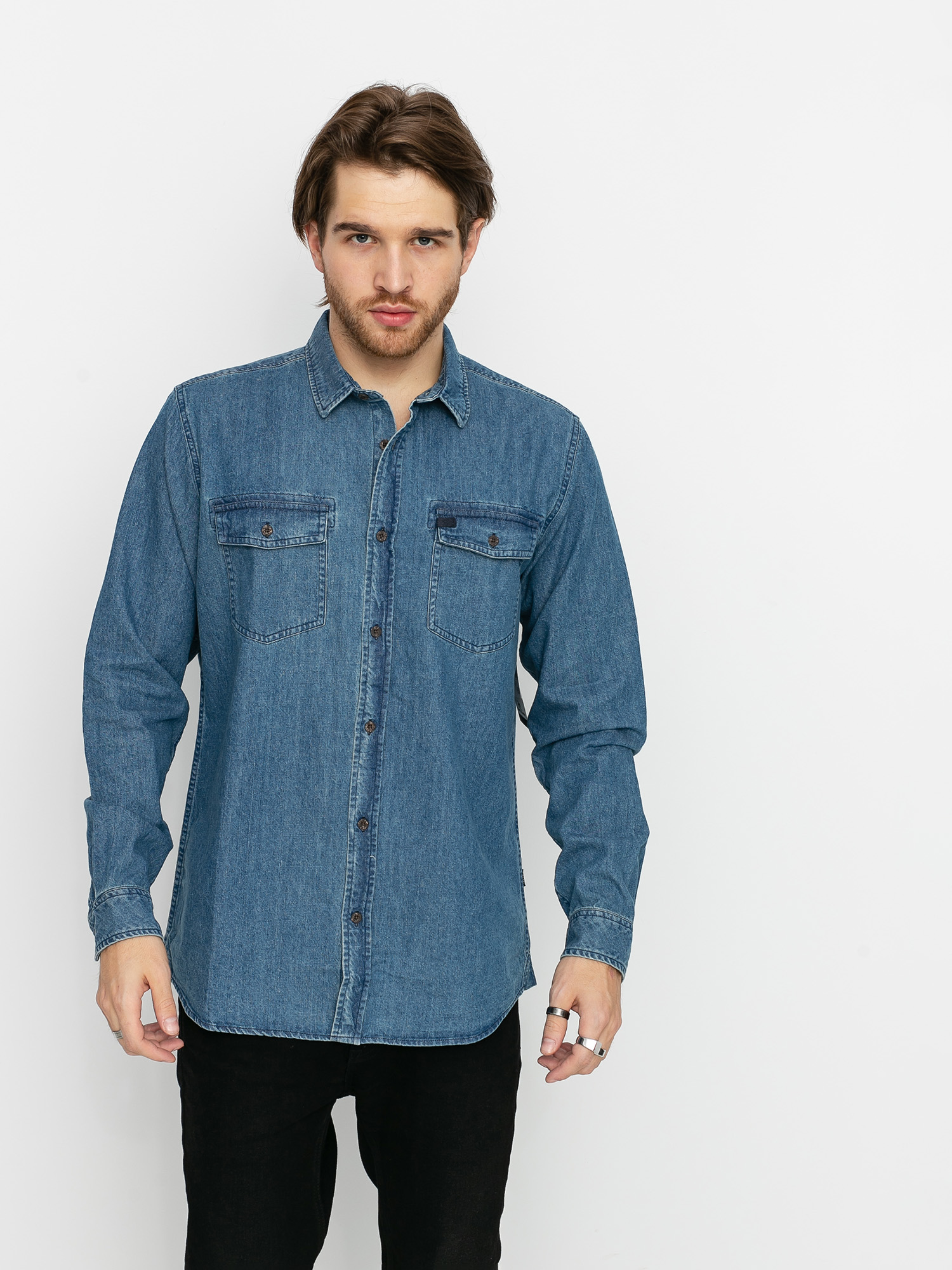 Longsleeve Rip Curl Searchers Denim (dusty blue)