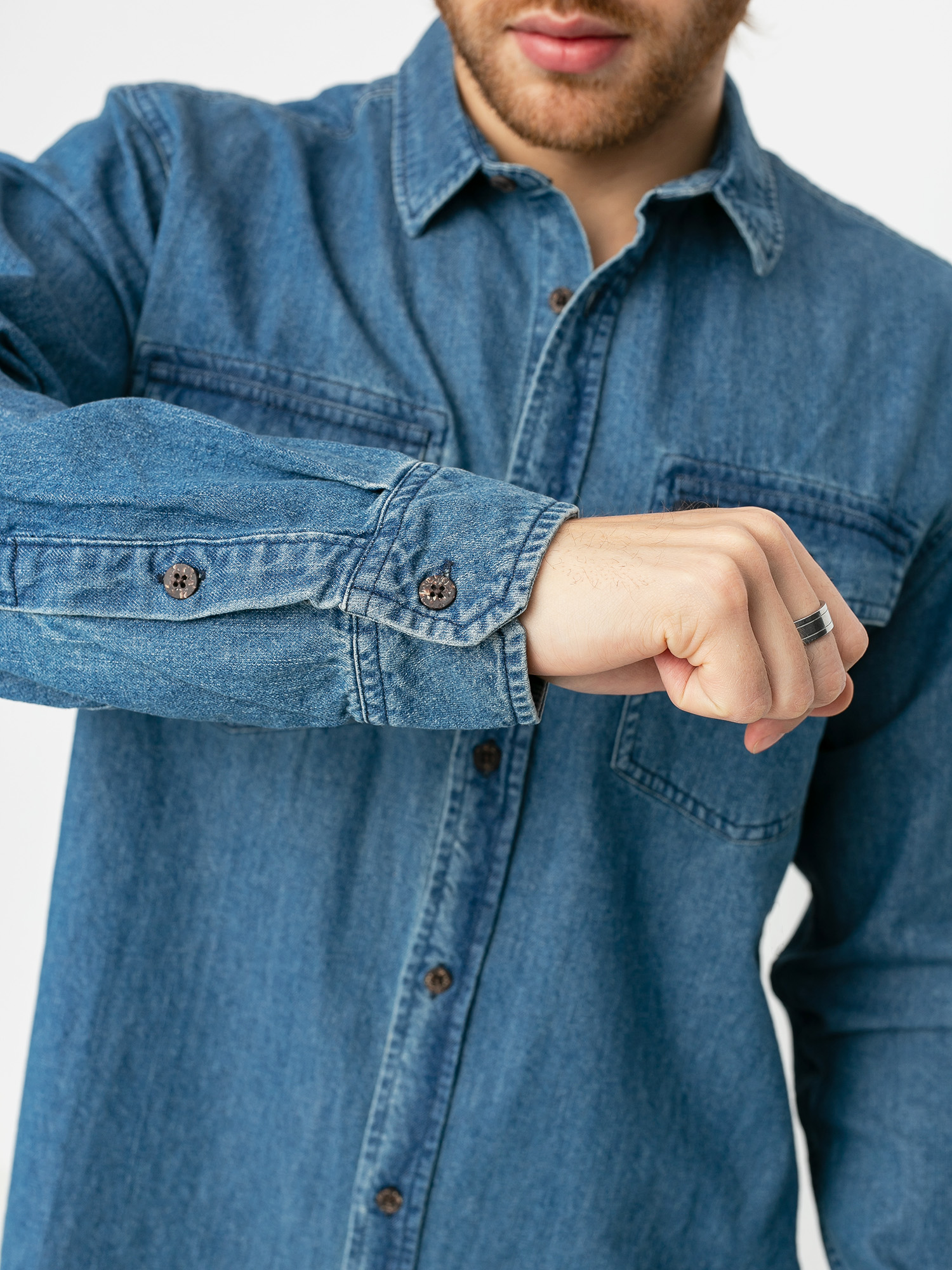 Longsleeve Rip Curl Searchers Denim (dusty blue)