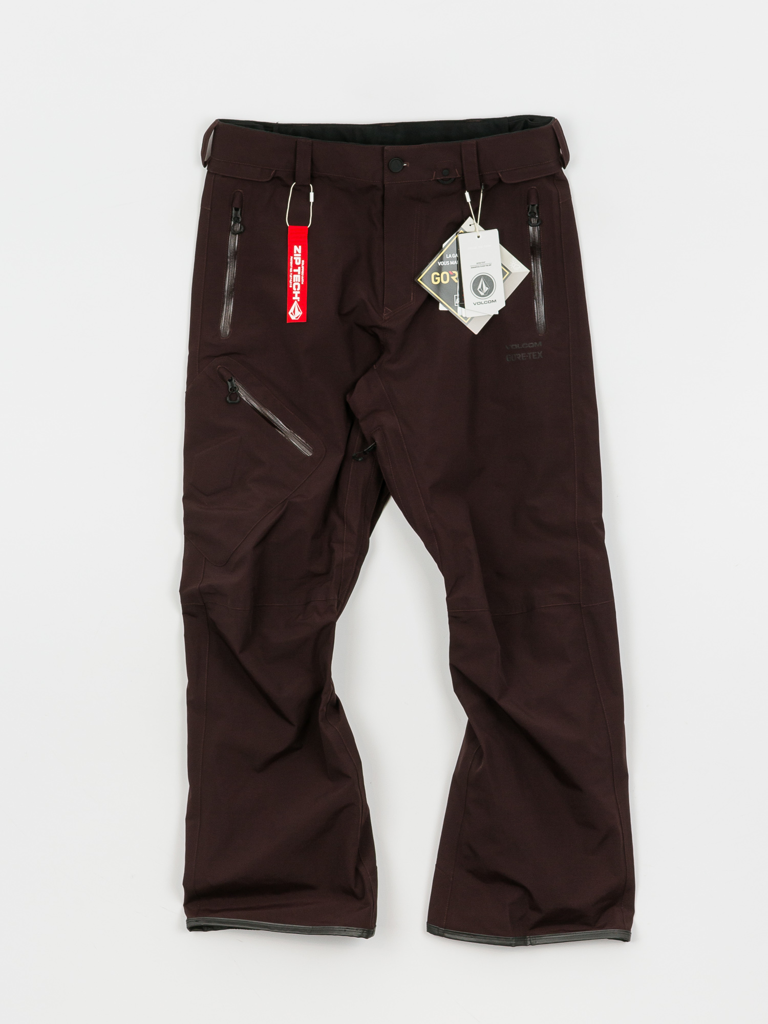 Męskie Spodnie snowboardowe Volcom L Gore Tex (black red)