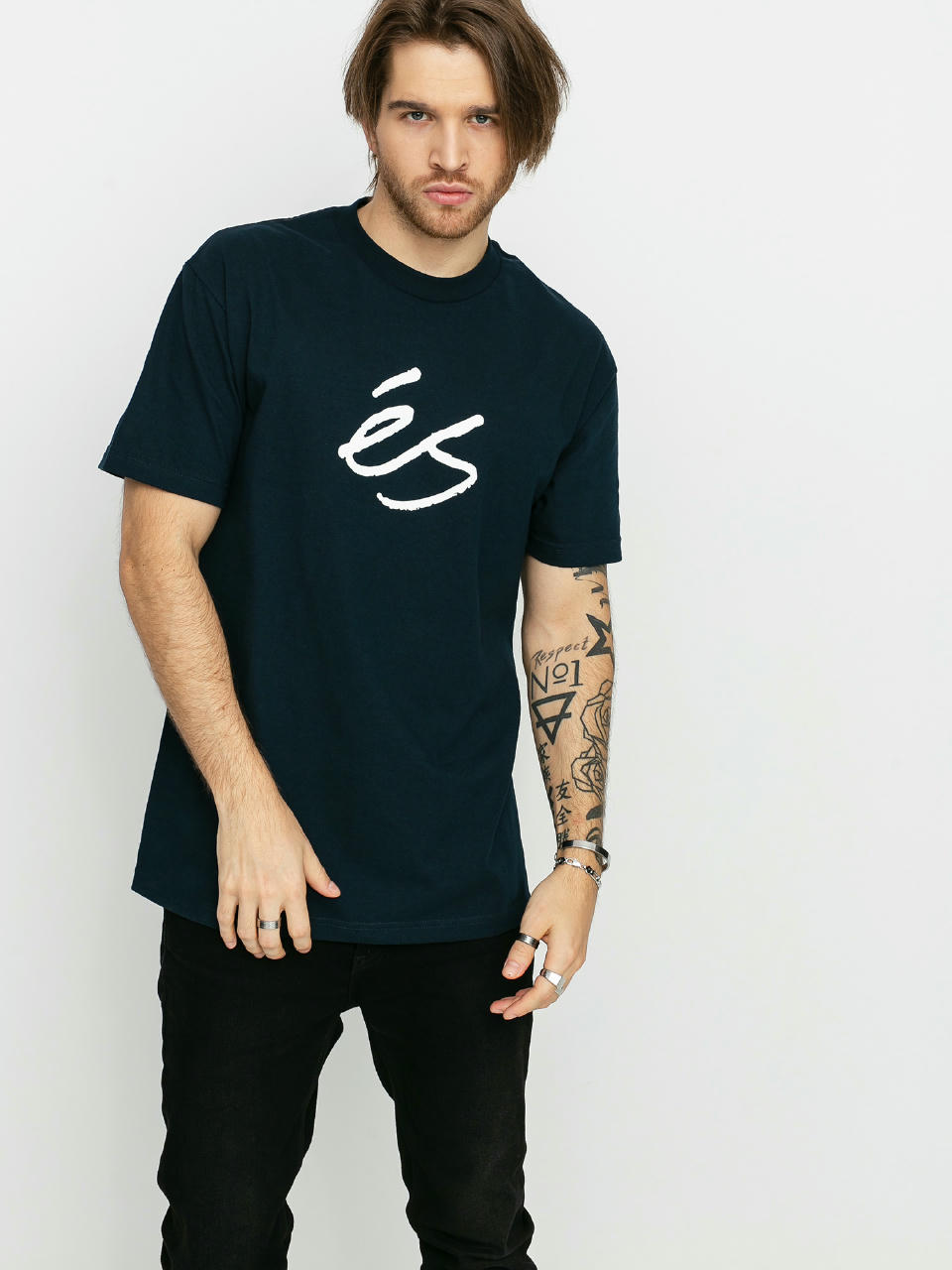 T-shirt eS Scrip Mid (navy)