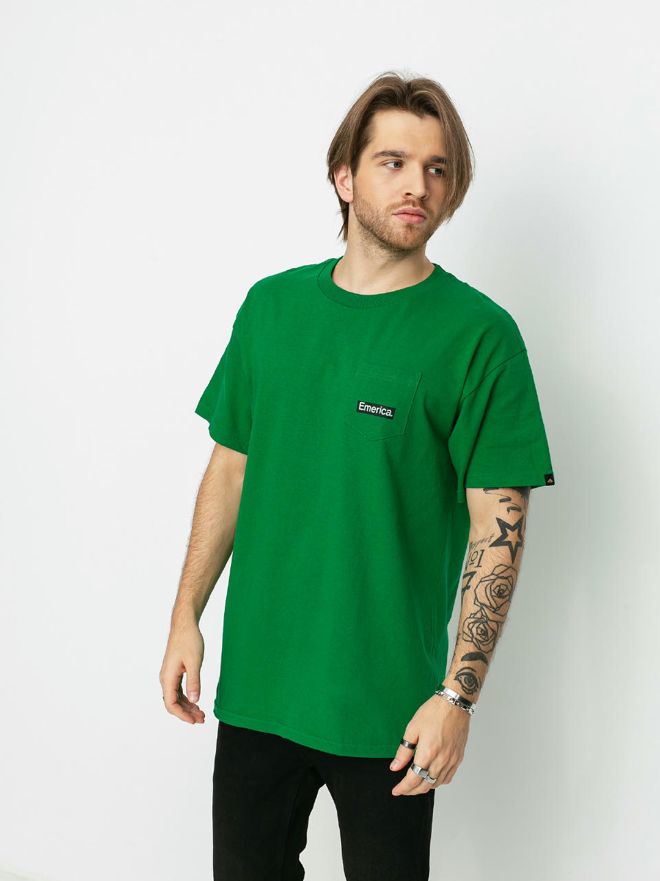 T-shirt Emerica Pure Triangle Pocket (green)