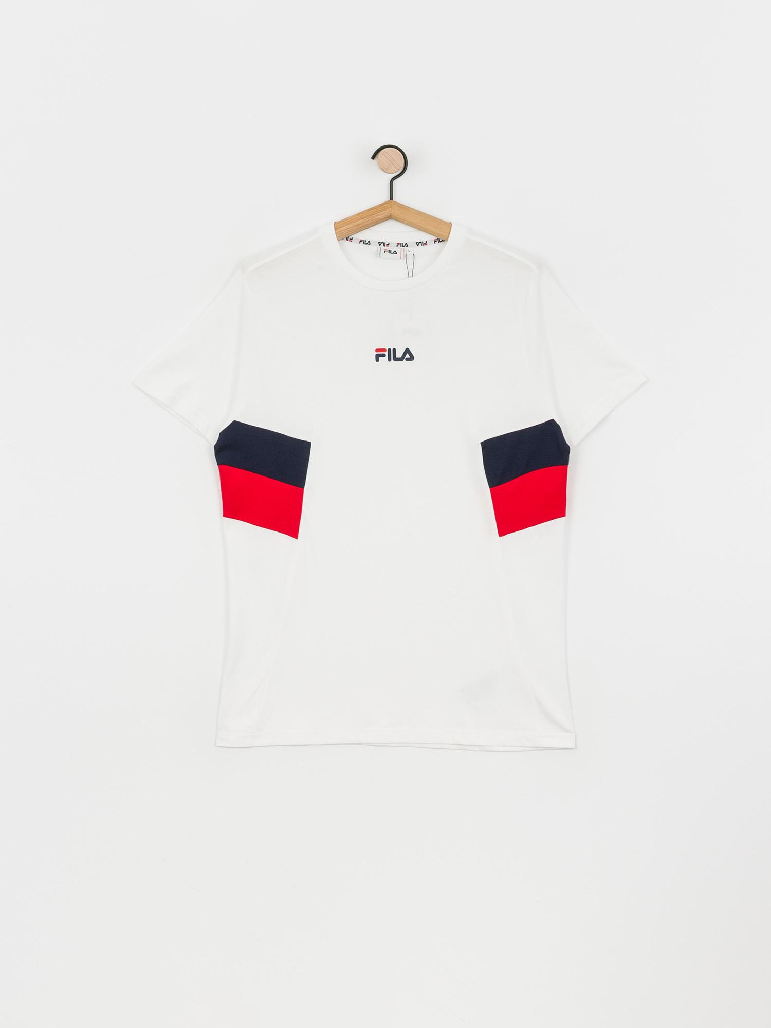 T-shirt Fila Barry (bright white/black iris/true red)