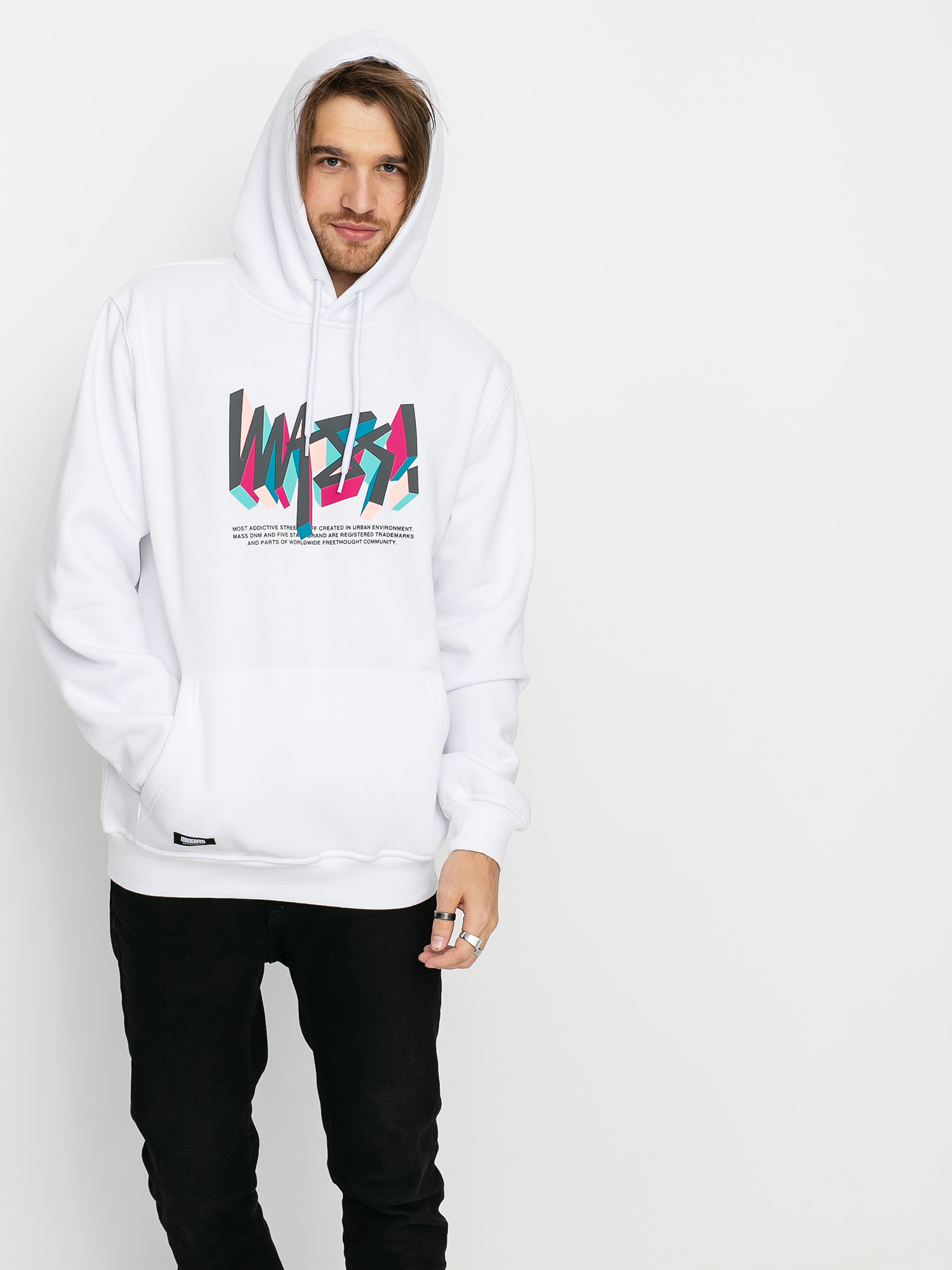 Bluza z kapturem MassDnm Escape HD (white)