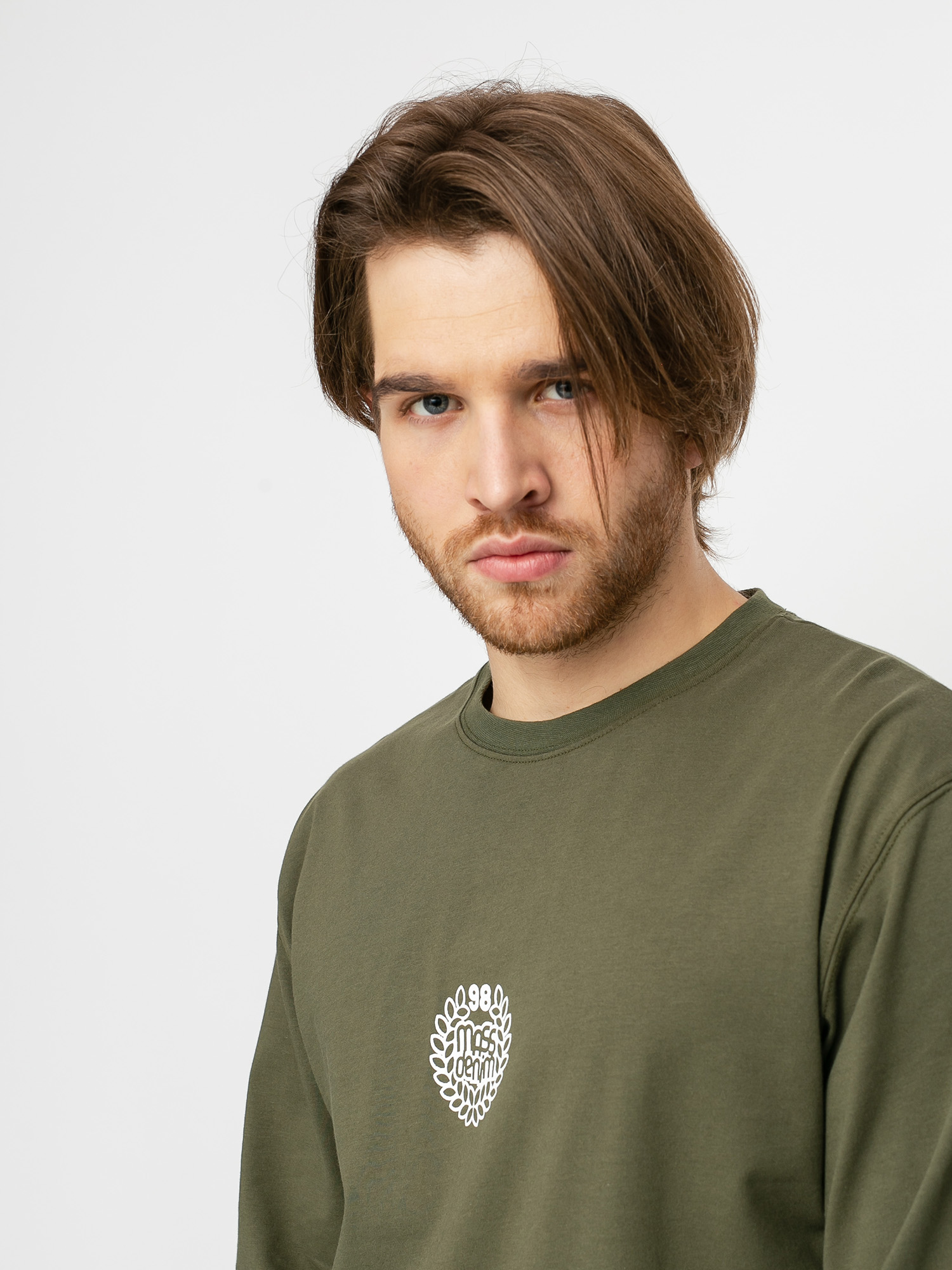 Longsleeve MassDnm Base Small Logo (khaki)