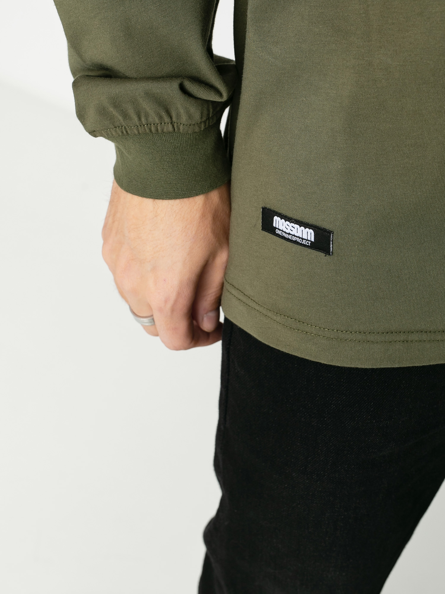 Longsleeve MassDnm Base Small Logo (khaki)