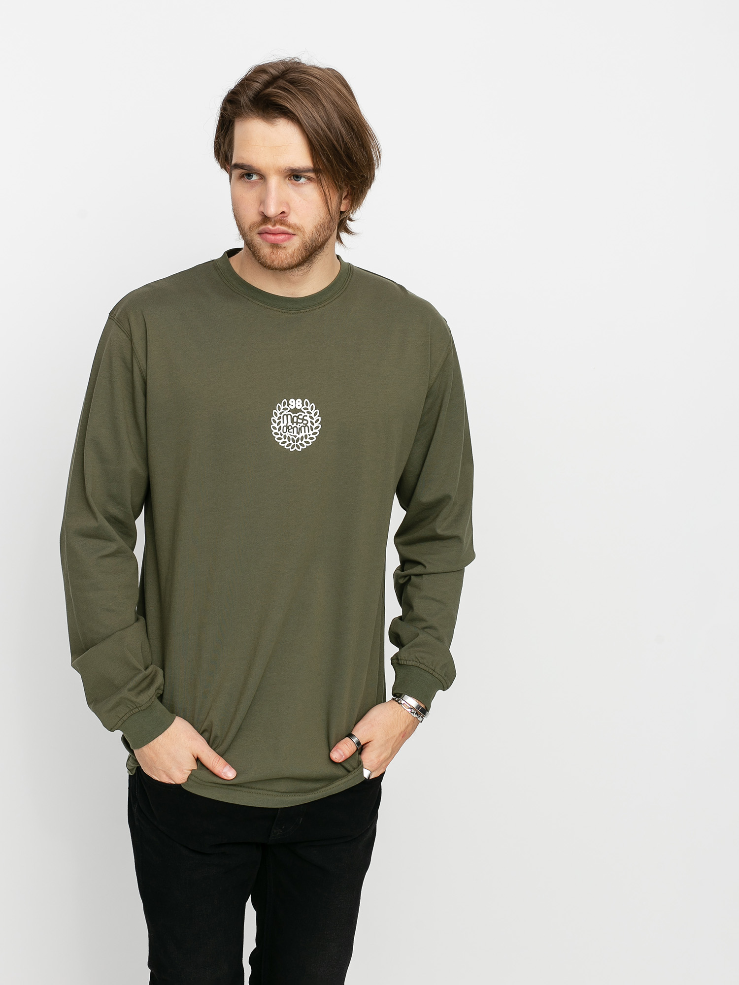 Longsleeve MassDnm Base Small Logo (khaki)