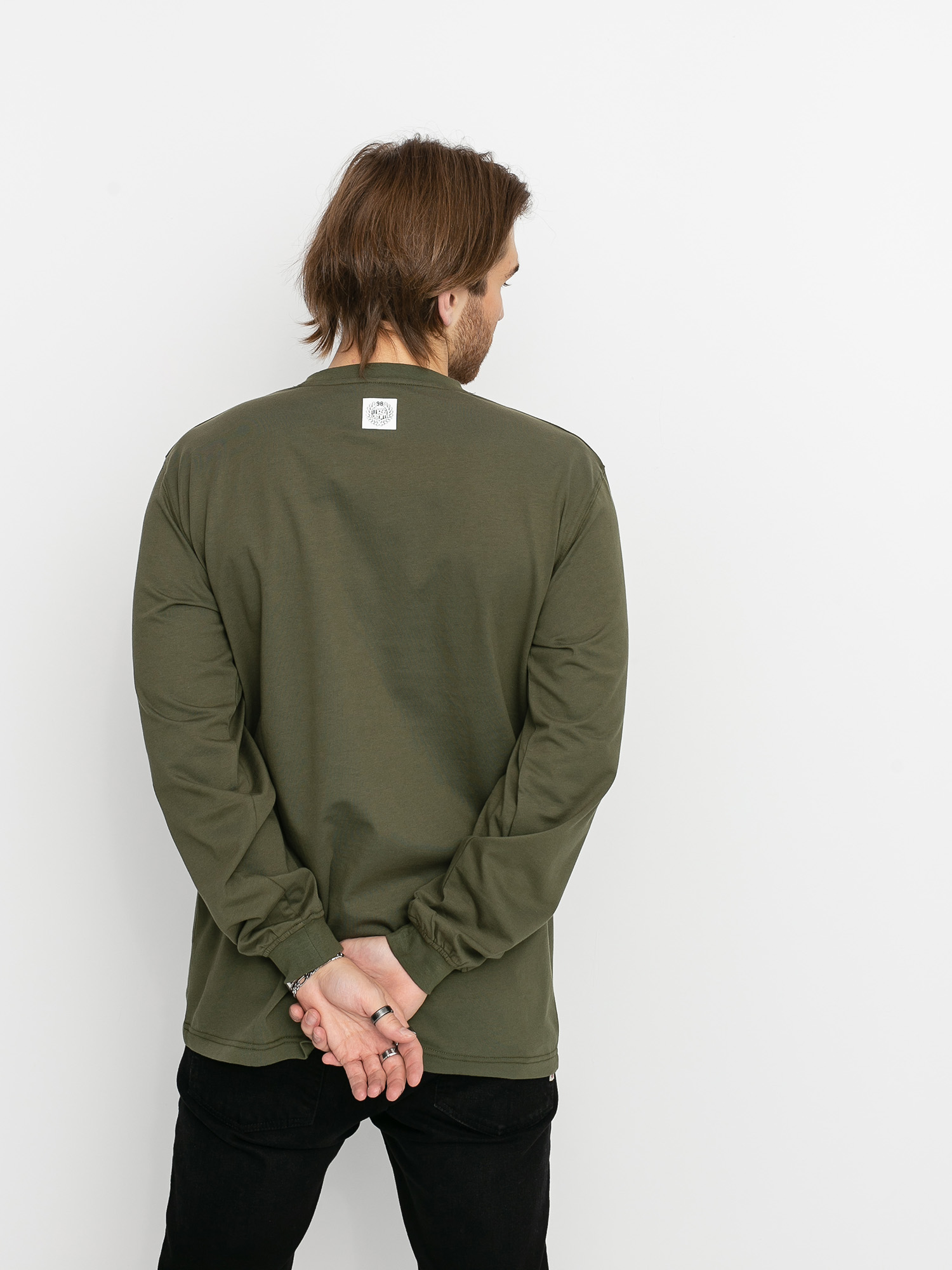 Longsleeve MassDnm Base Small Logo (khaki)