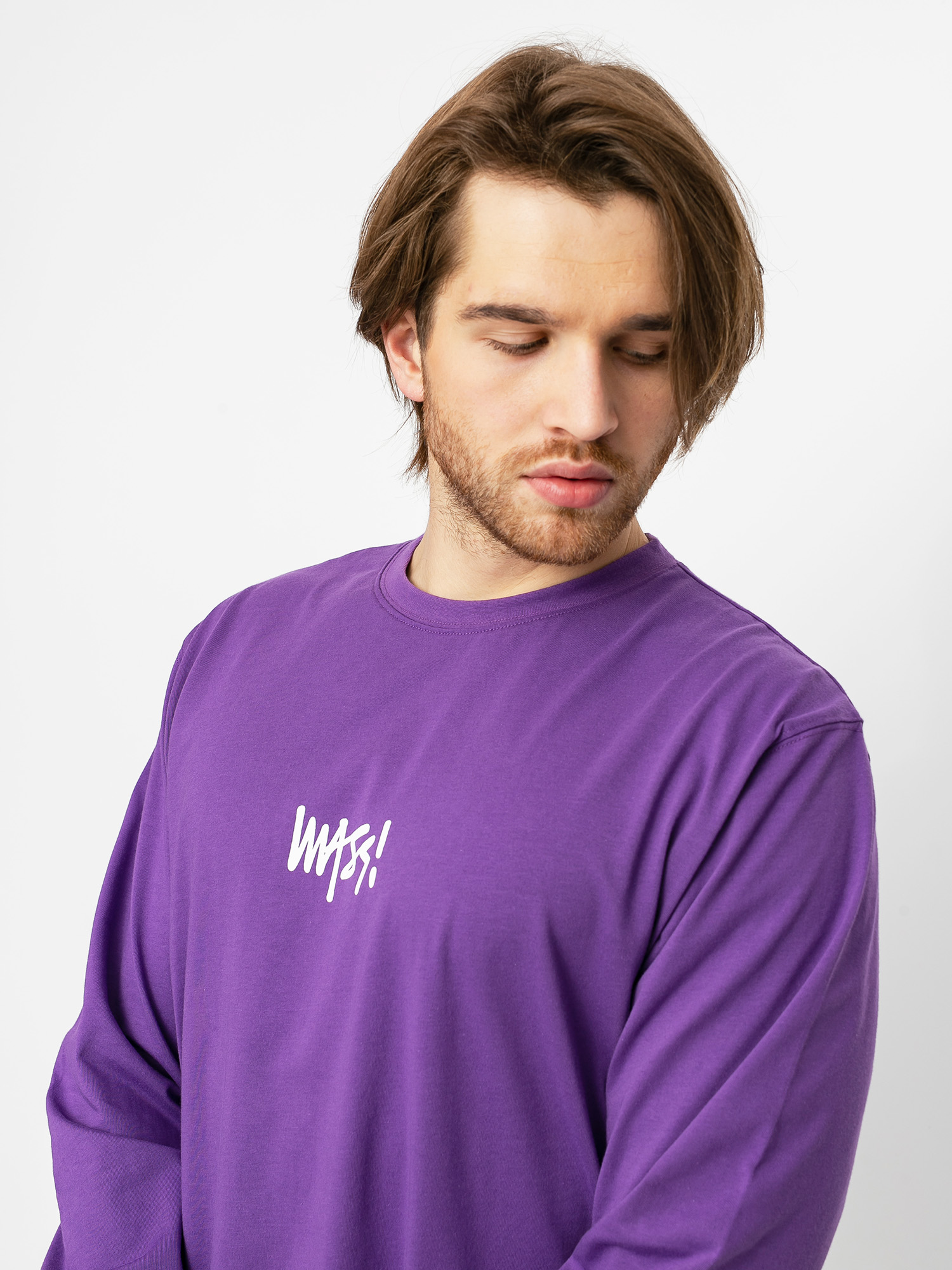 Longsleeve MassDnm Signature Small Logo (purple)
