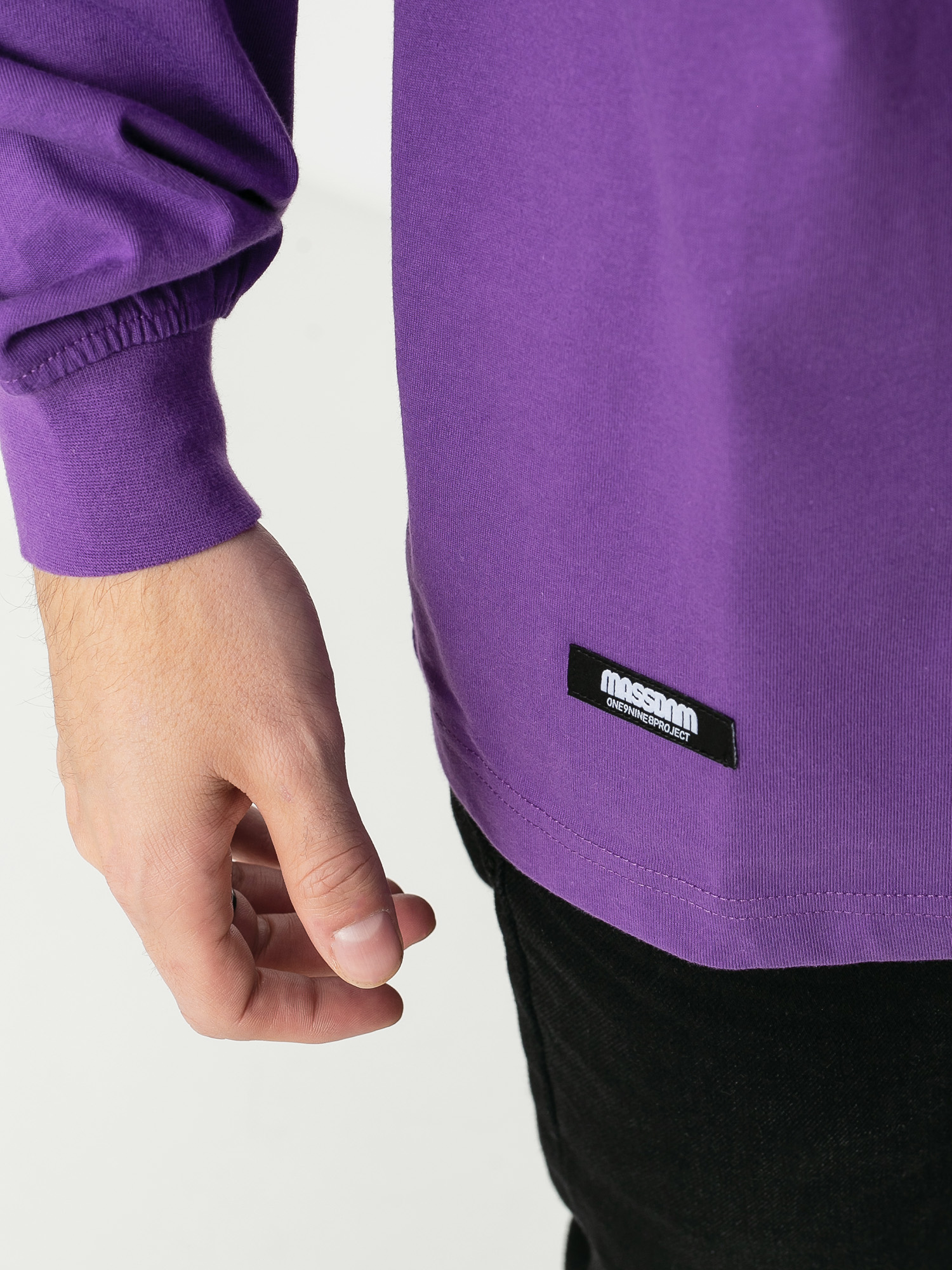 Longsleeve MassDnm Signature Small Logo (purple)