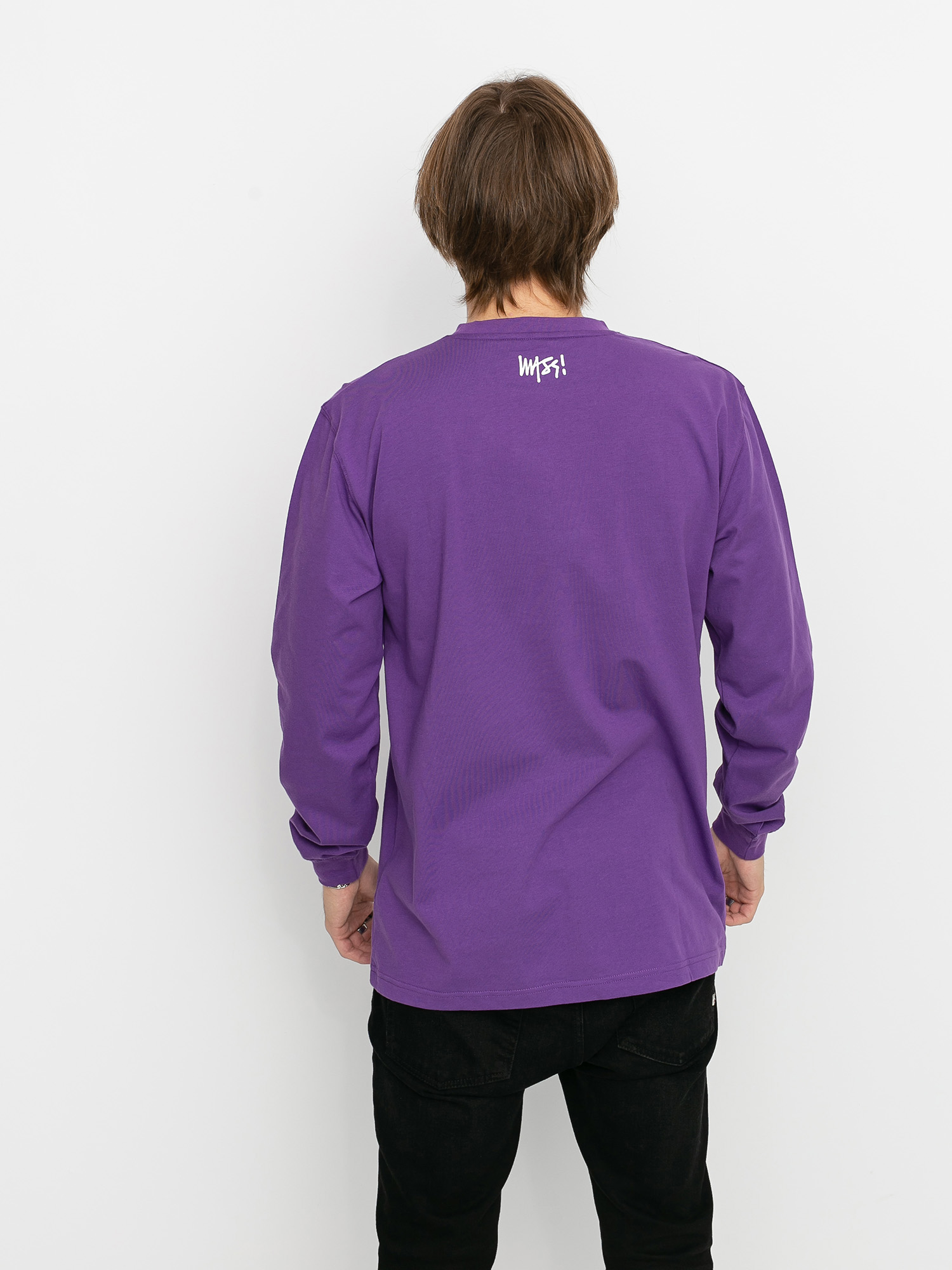 Longsleeve MassDnm Signature Small Logo (purple)