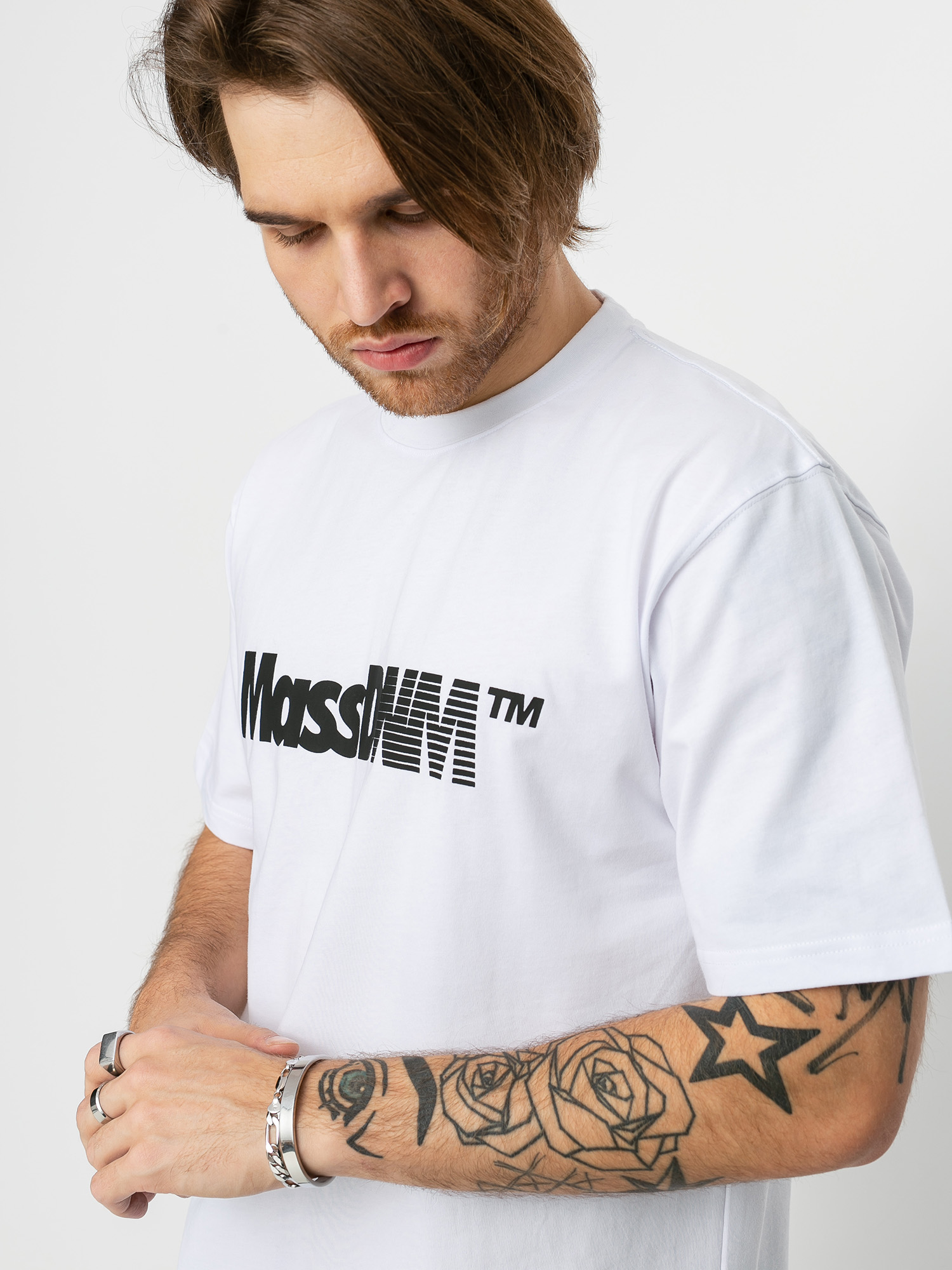 T-shirt MassDnm Shock (white)
