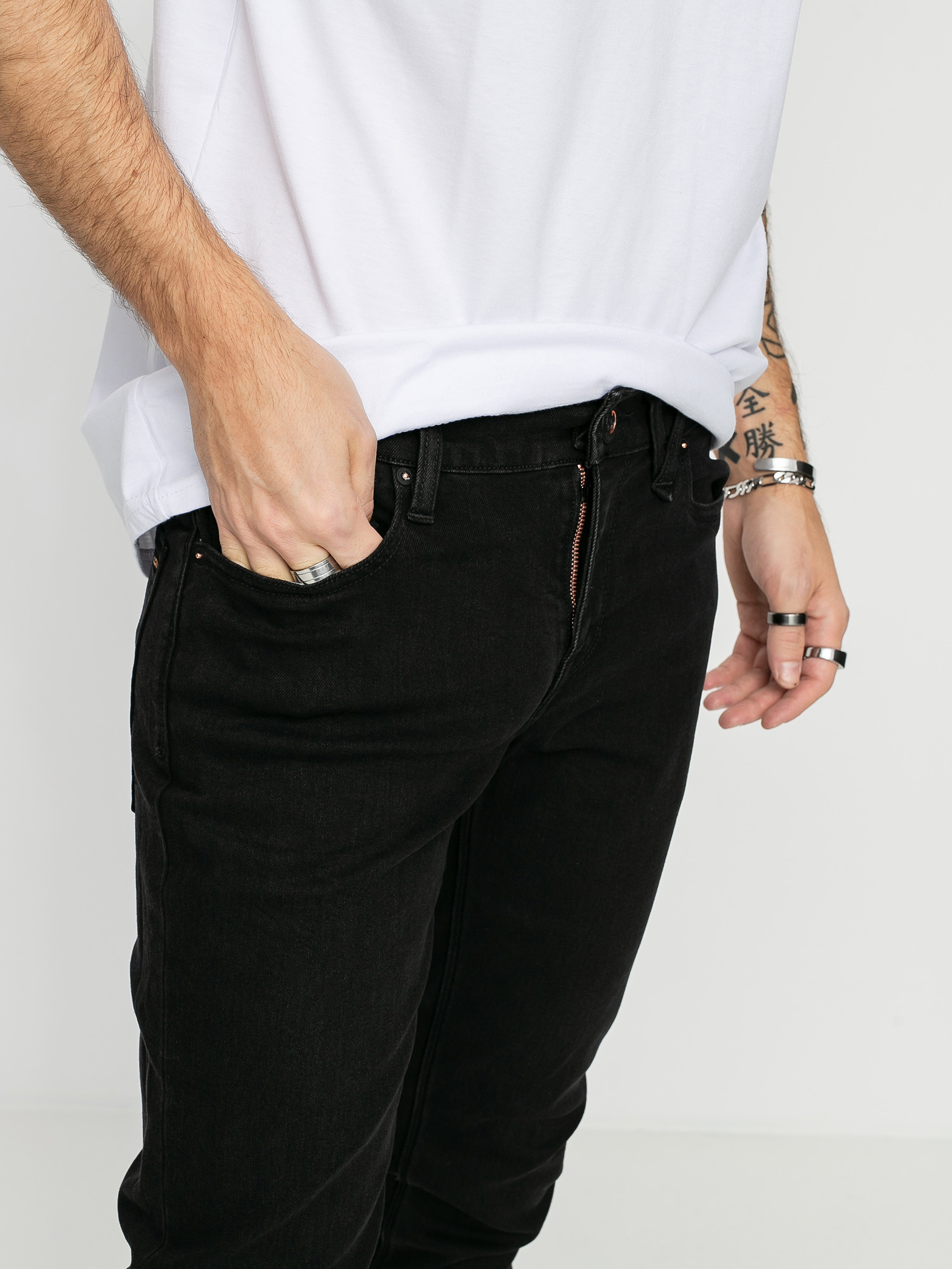 Spodnie Volcom 2X4 Denim (blackout)