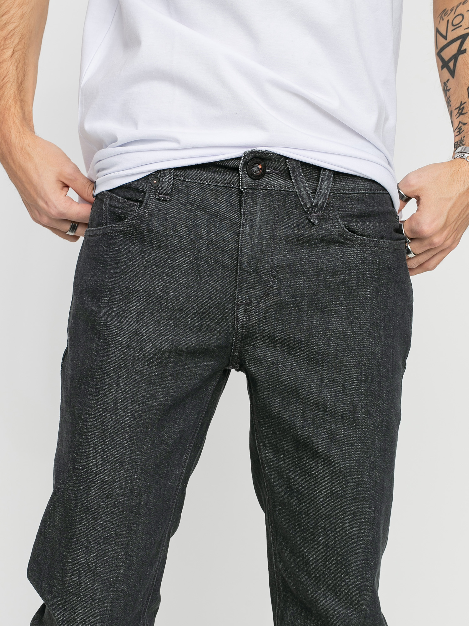 Spodnie Volcom Solver Denim (dark grey)